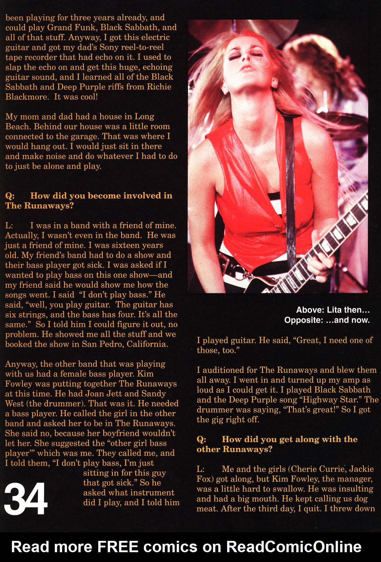 Read online Lita Ford comic -  Issue # Full - 35