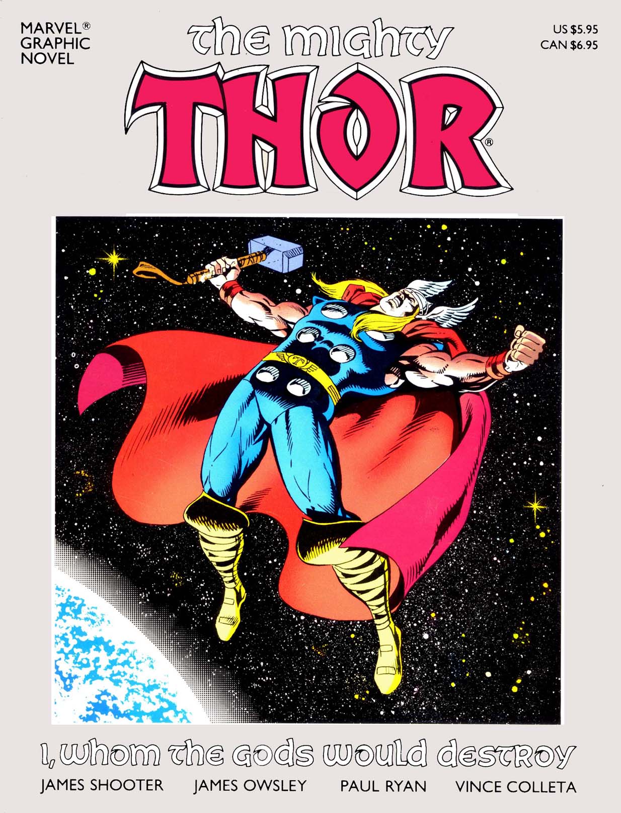 Read online Marvel Graphic Novel comic -  Issue #32 - Thor - Whom the Gods Would Destroy - 1