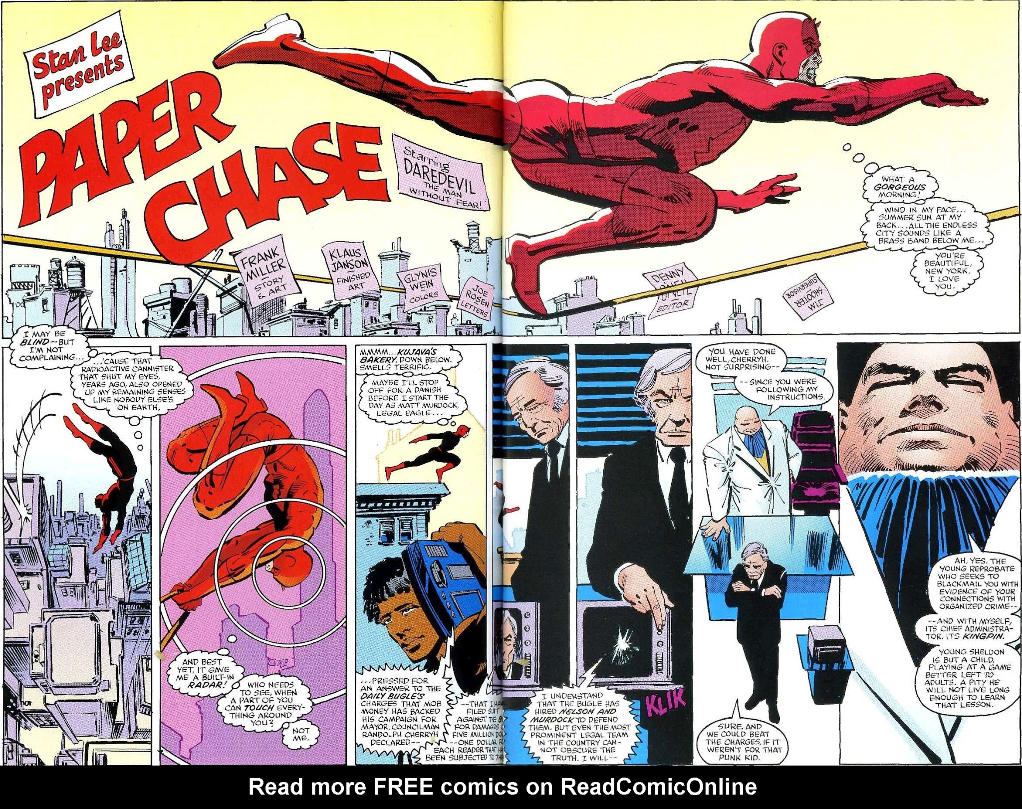 Read online Daredevil Visionaries: Frank Miller comic -  Issue # TPB 2 - 232
