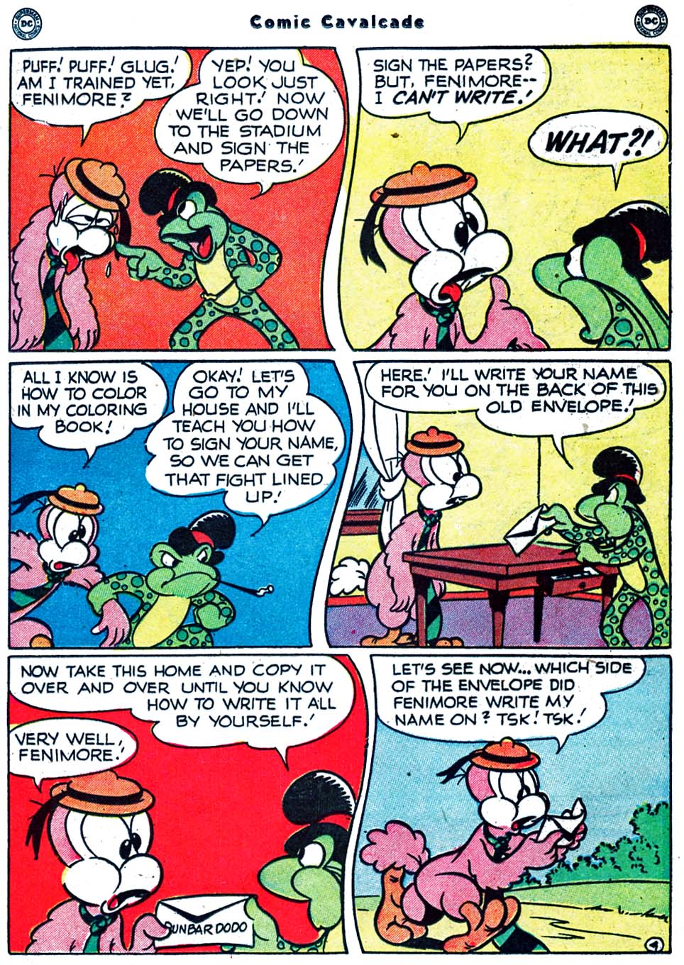 Read online Comic Cavalcade comic -  Issue #40 - 35