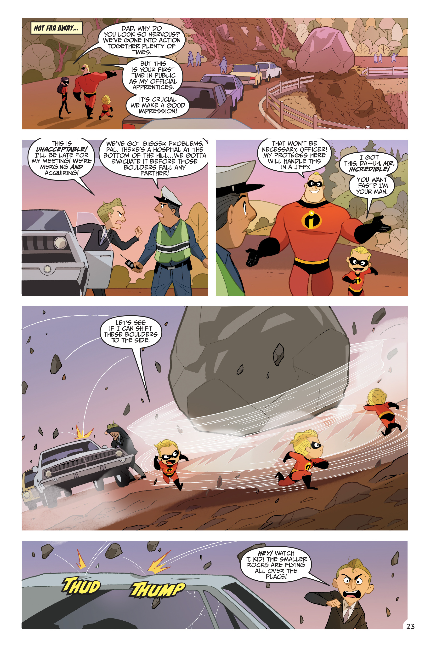 Read online Disney / Pixar The Incredibles 2: Crisis In Mid-Life! & Other Stories comic -  Issue # _TPB - 23