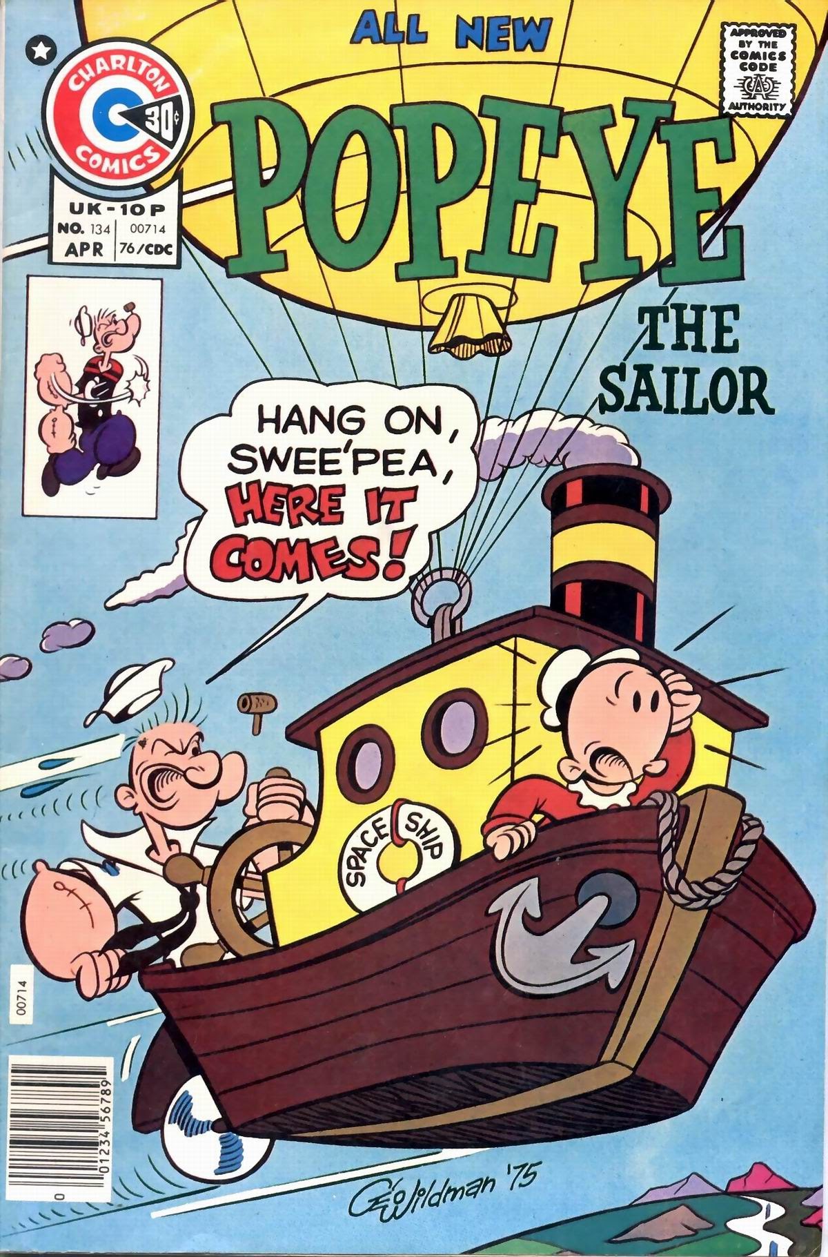 Read online Popeye (1948) comic -  Issue #134 - 1