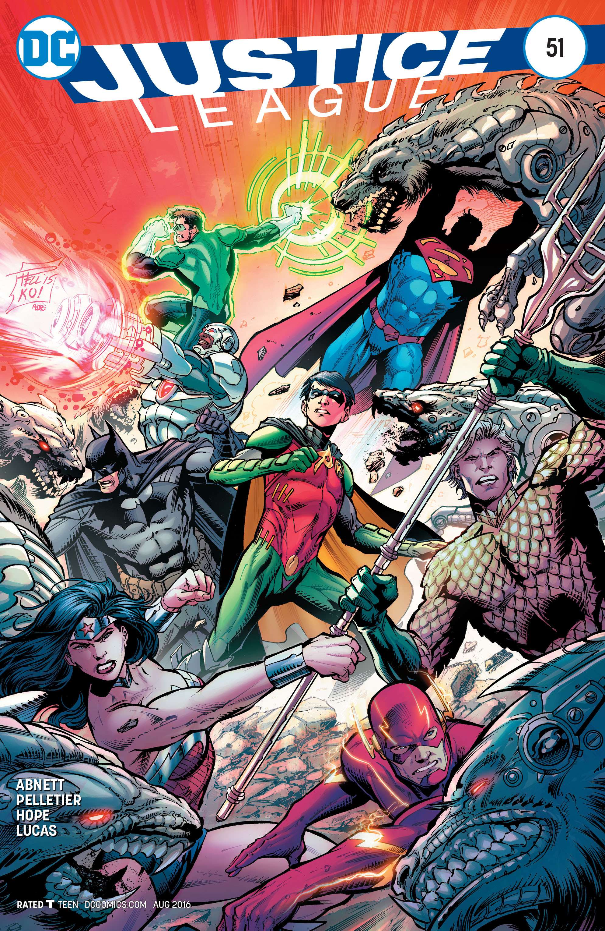 Read online Justice League (2011) comic -  Issue #51 - 1