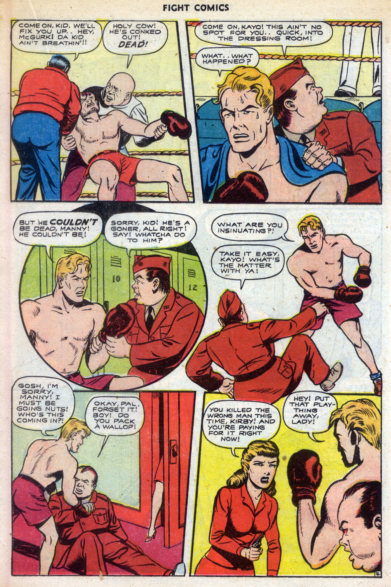 Read online Fight Comics comic -  Issue #34 - 29