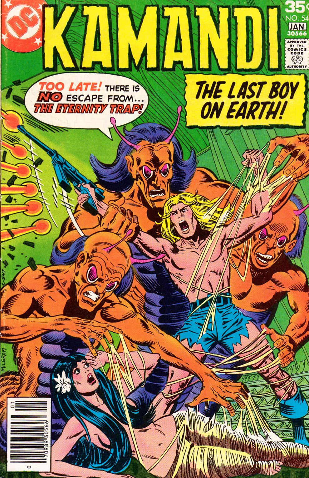 Read online Kamandi, The Last Boy On Earth comic -  Issue #54 - 1