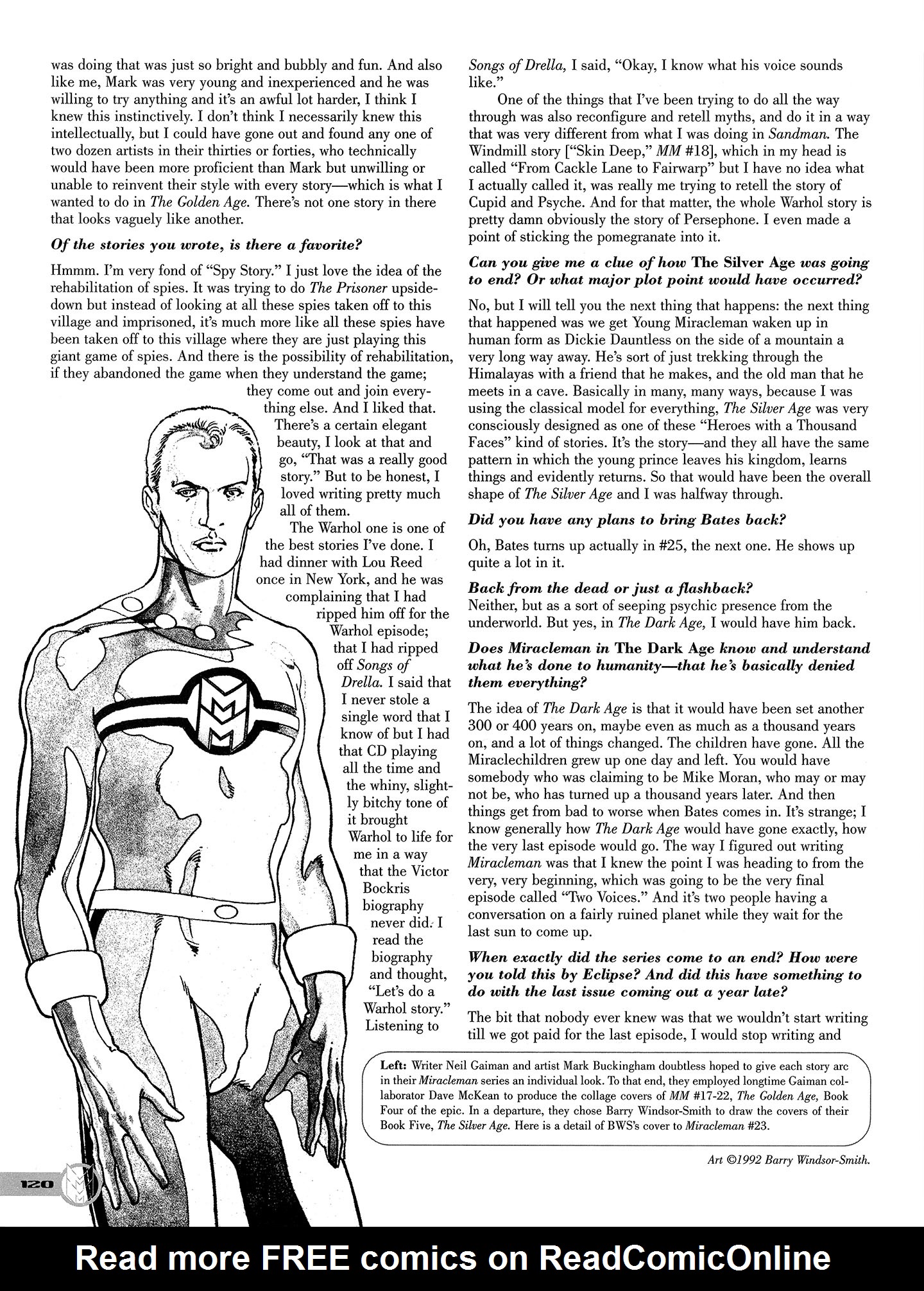 Read online Kimota!: The Miracleman Companion comic -  Issue # Full - 121