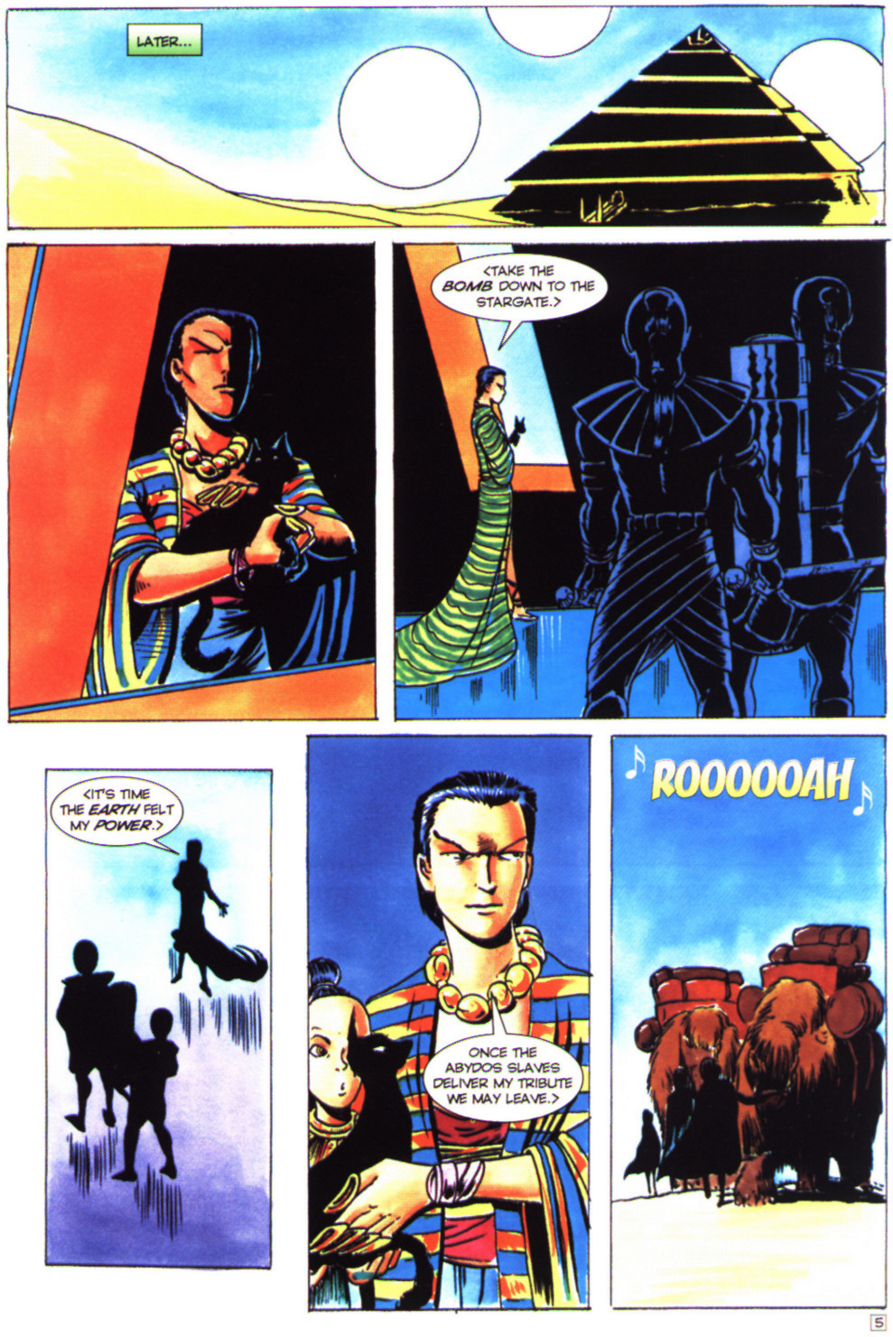 Read online Stargate comic -  Issue #4 - 7