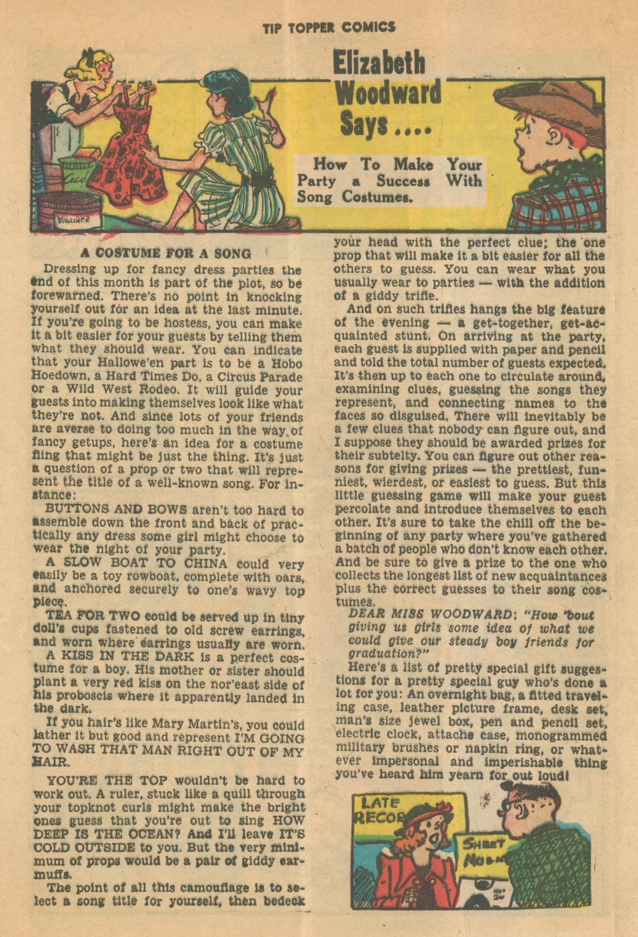 Read online Tip Topper Comics comic -  Issue #13 - 27
