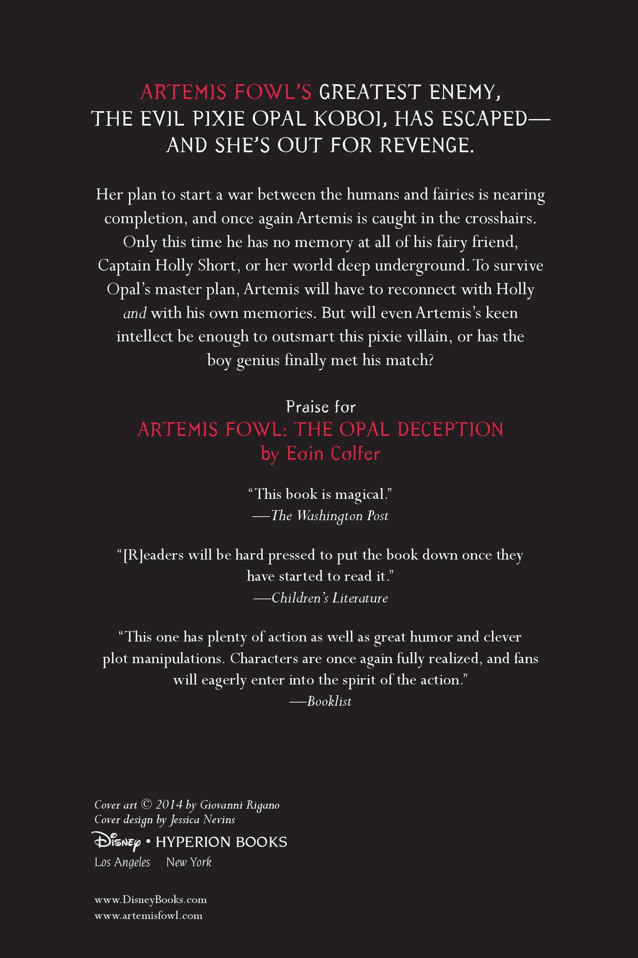 Read online Artemis Fowl: The Opal Deception comic -  Issue # TPB - 116