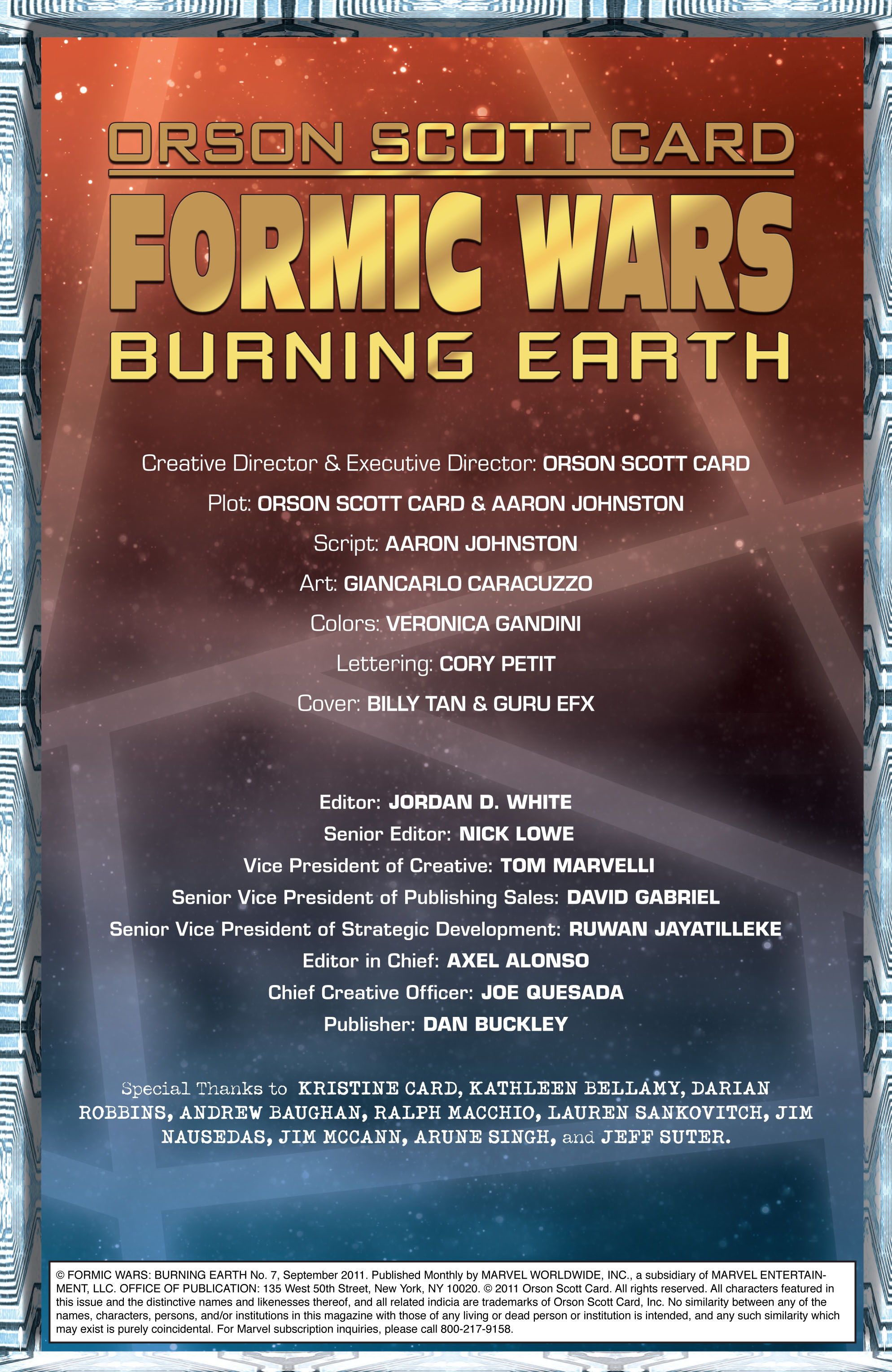 Read online Formic Wars: Burning Earth comic -  Issue #7 - 2