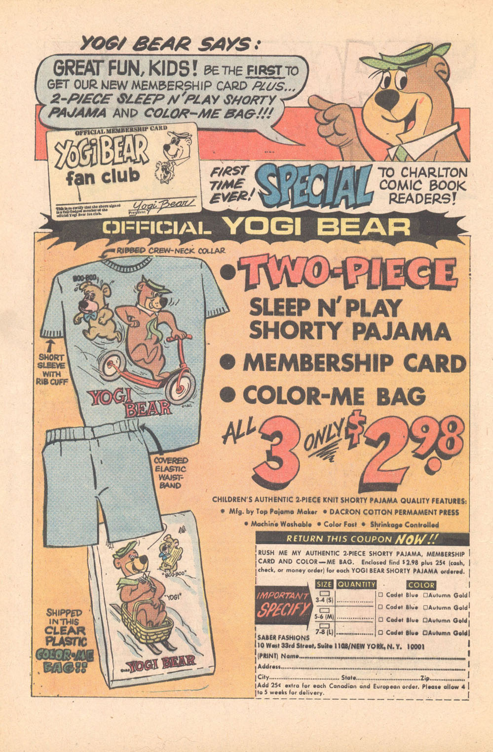 Read online Yogi Bear (1970) comic -  Issue #7 - 44