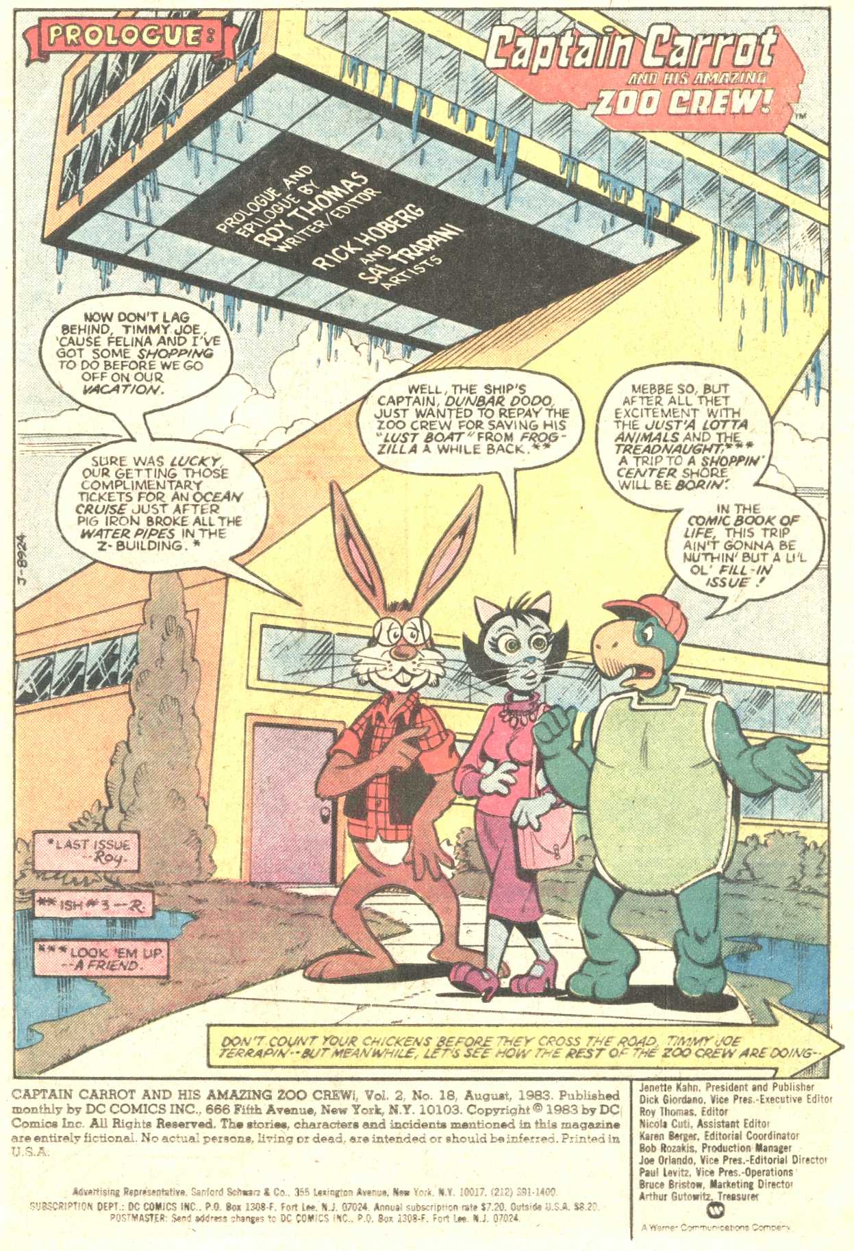 Read online Captain Carrot and His Amazing Zoo Crew! comic -  Issue #18 - 2