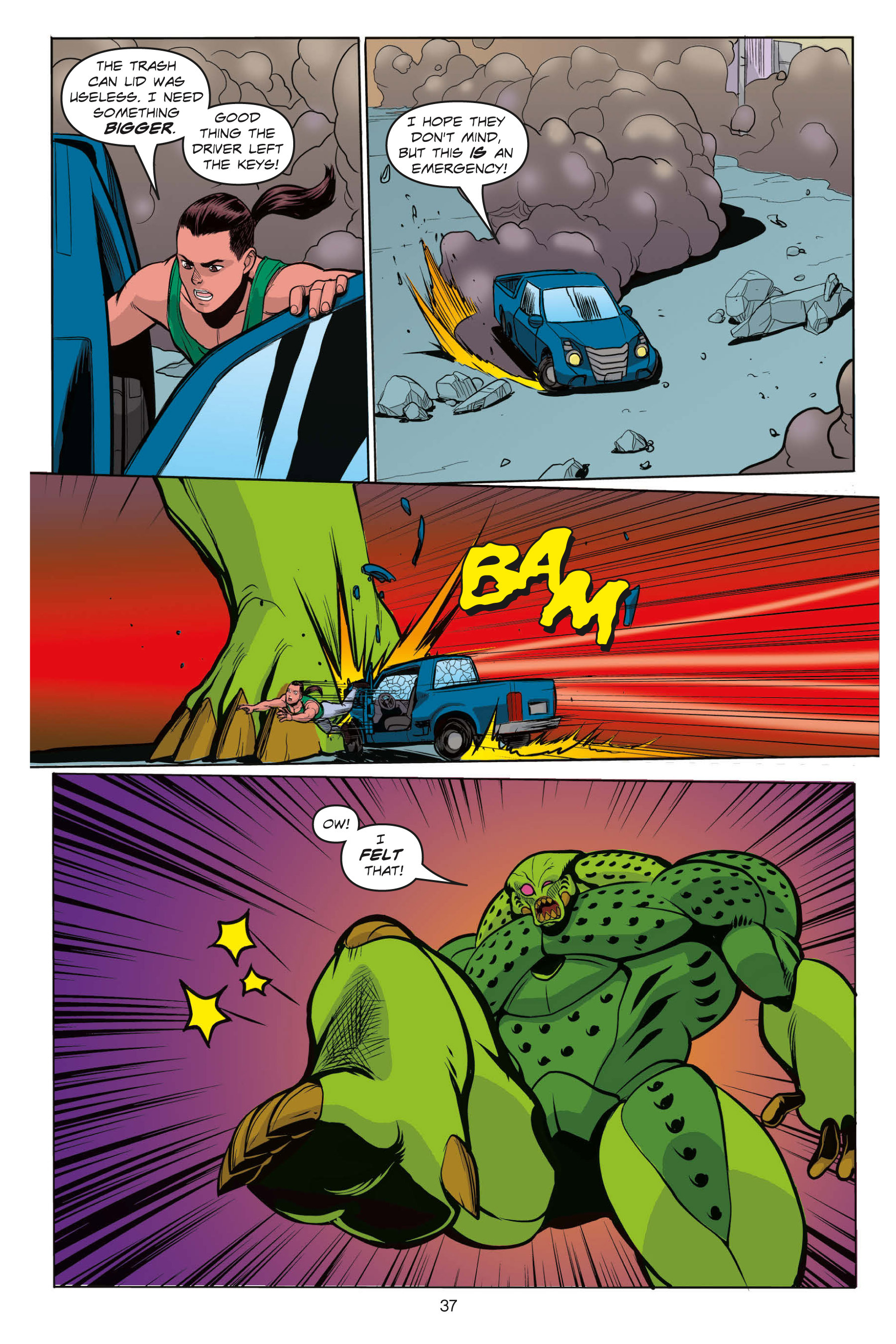 Read online Mighty Morphin Power Rangers: Going Green comic -  Issue # Full - 37