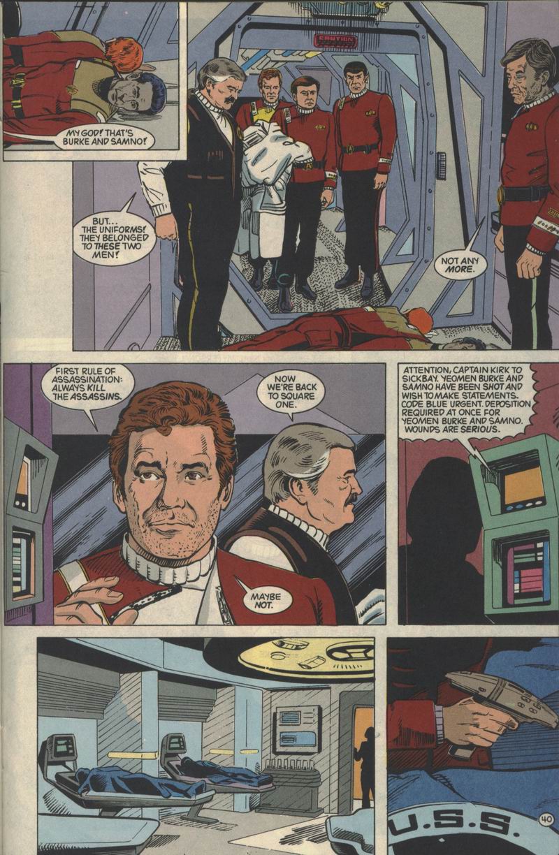 Read online Star Trek VI: The Undiscovered Country comic -  Issue # Full - 42