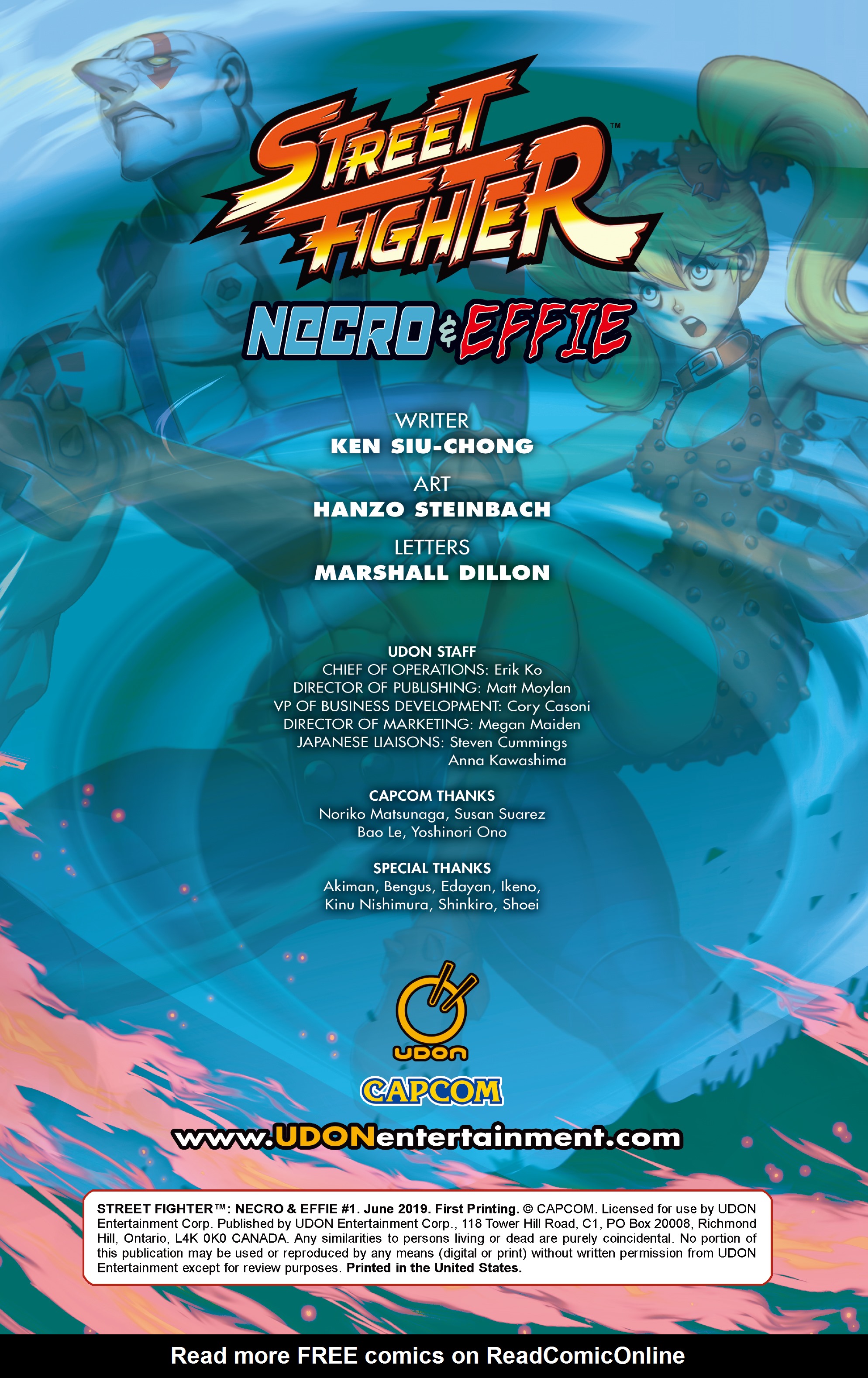 Read online Street Fighter One-shots comic -  Issue # Necro & Effie - 2