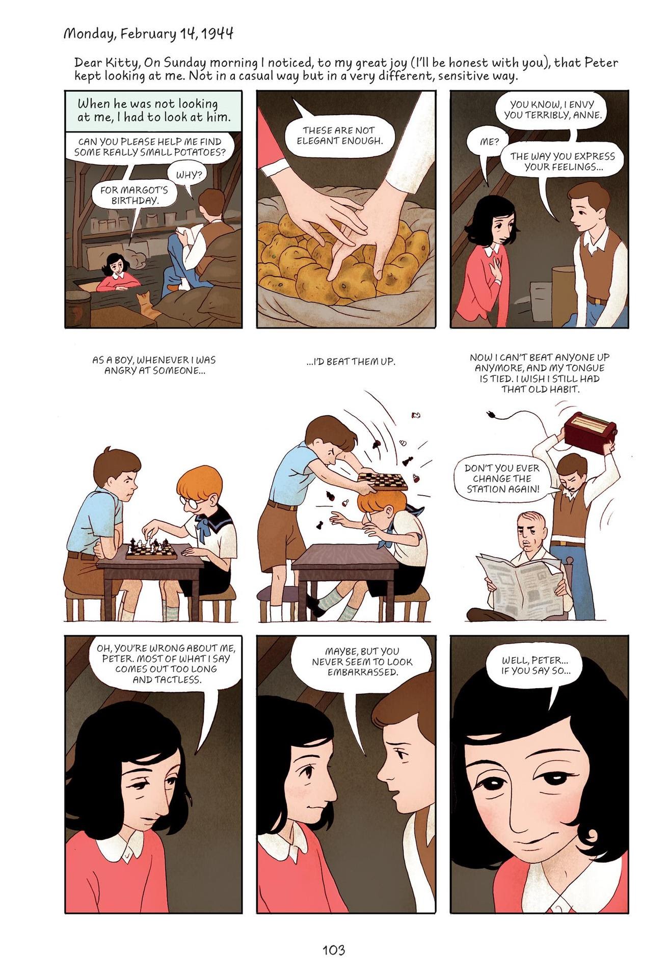 Read online Anne Frank’s Diary: The Graphic Adaptation comic -  Issue # TPB - 102