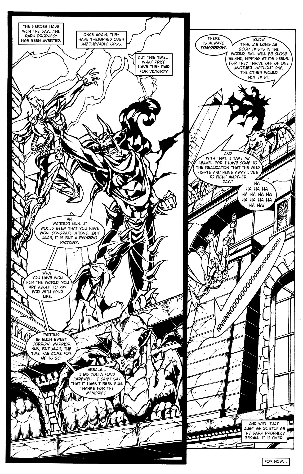 Read online Razor and Warrior Nun Areala: Dark Prophecy comic -  Issue #4 - 15