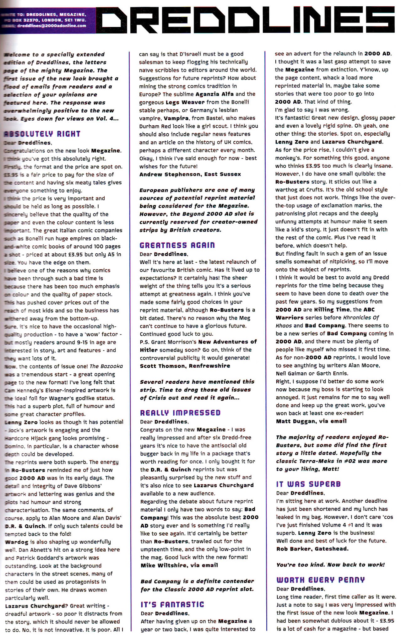 Read online Judge Dredd Megazine (vol. 4) comic -  Issue #3 - 39