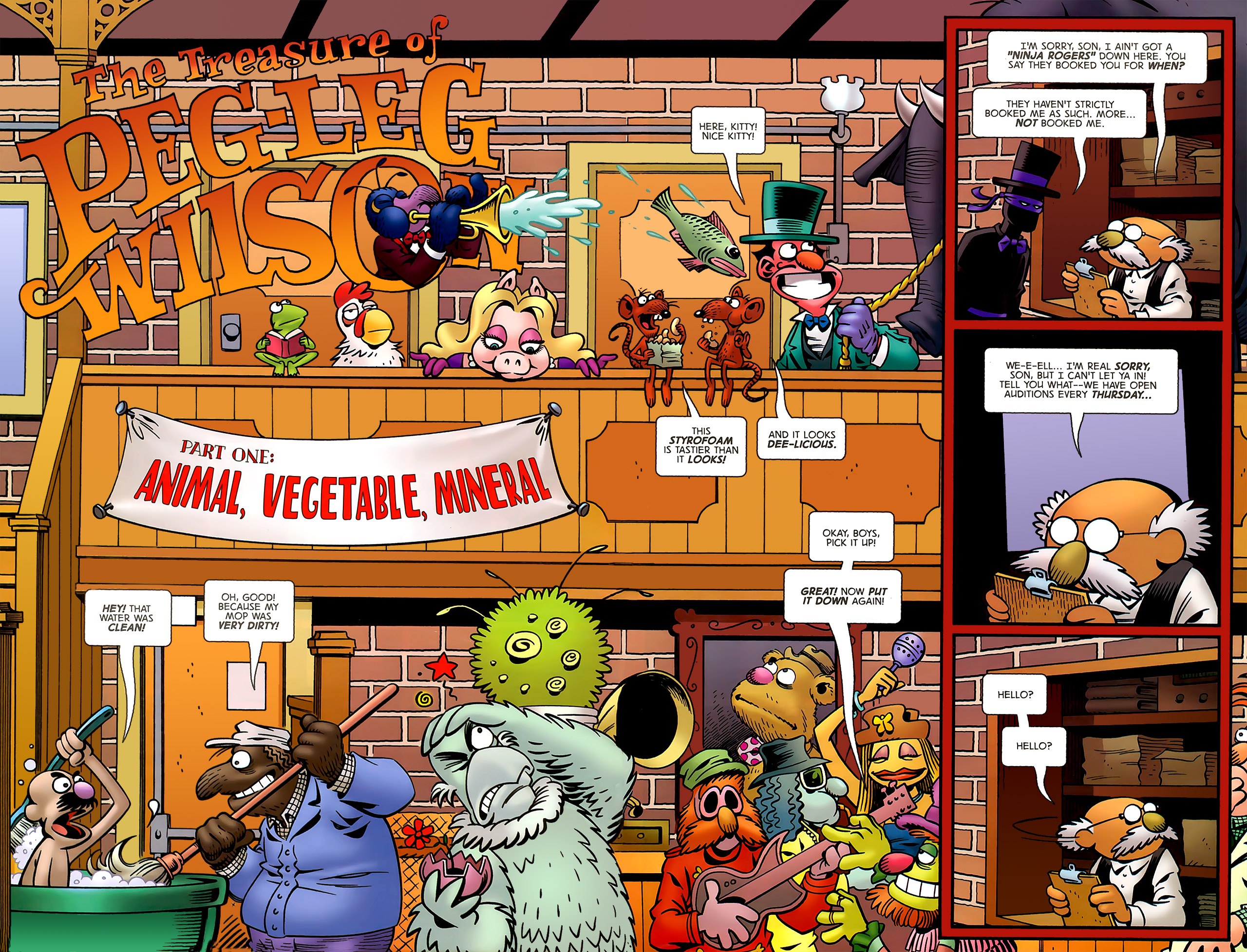 Read online The Muppet Show: The Treasure of Peg-Leg Wilson comic -  Issue #1 - 4