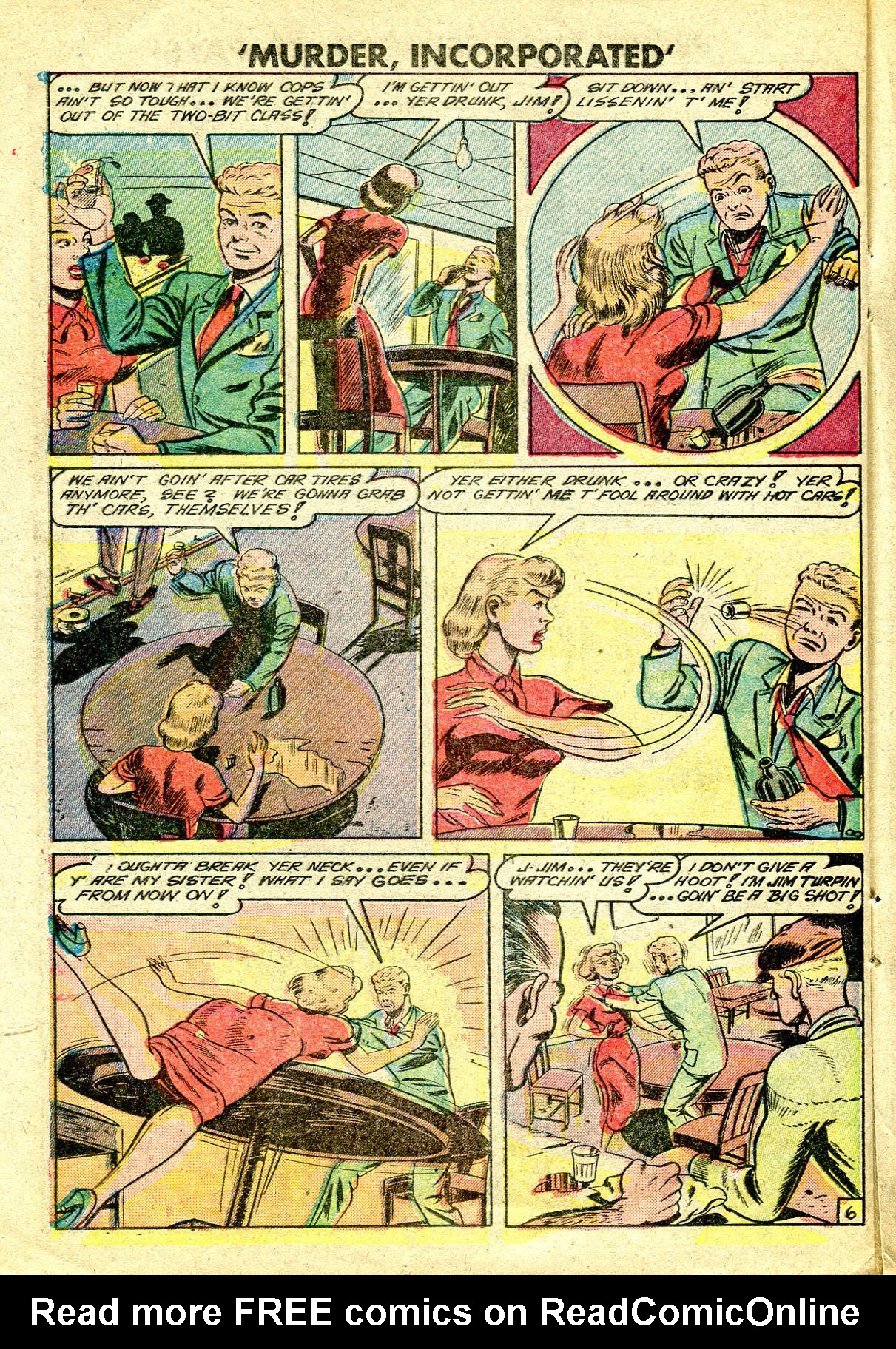 Read online Murder Incorporated (1948) comic -  Issue #6 - 16