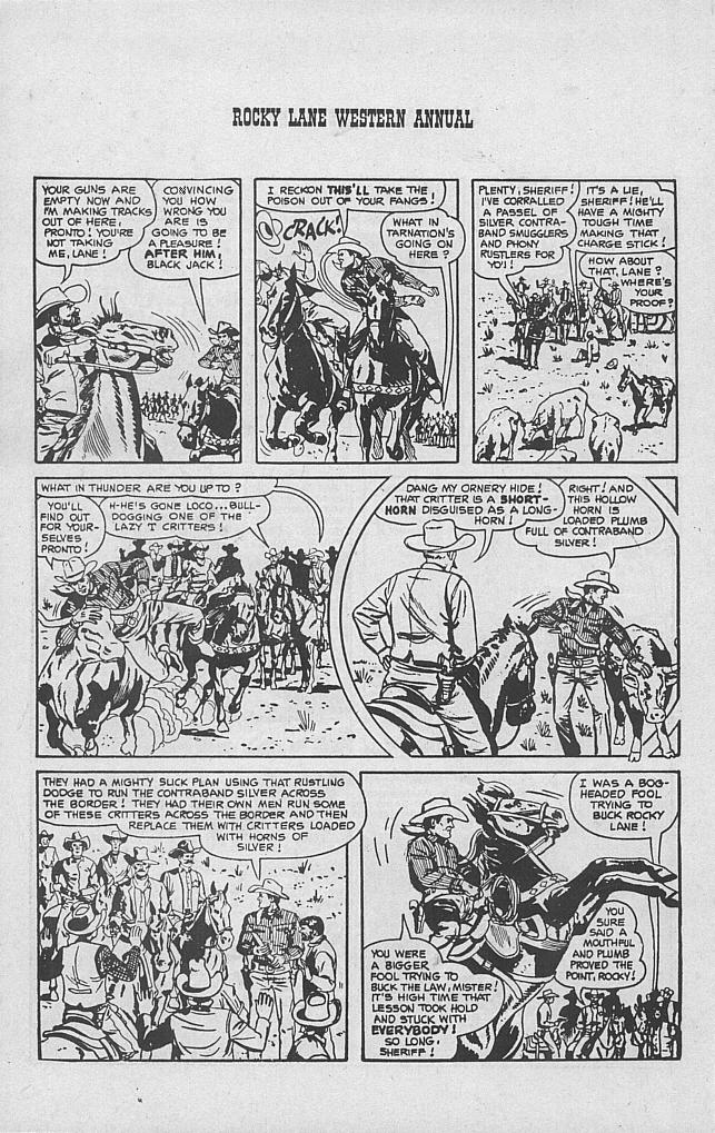 Read online Rocky Lane Western Annual comic -  Issue # Full - 39
