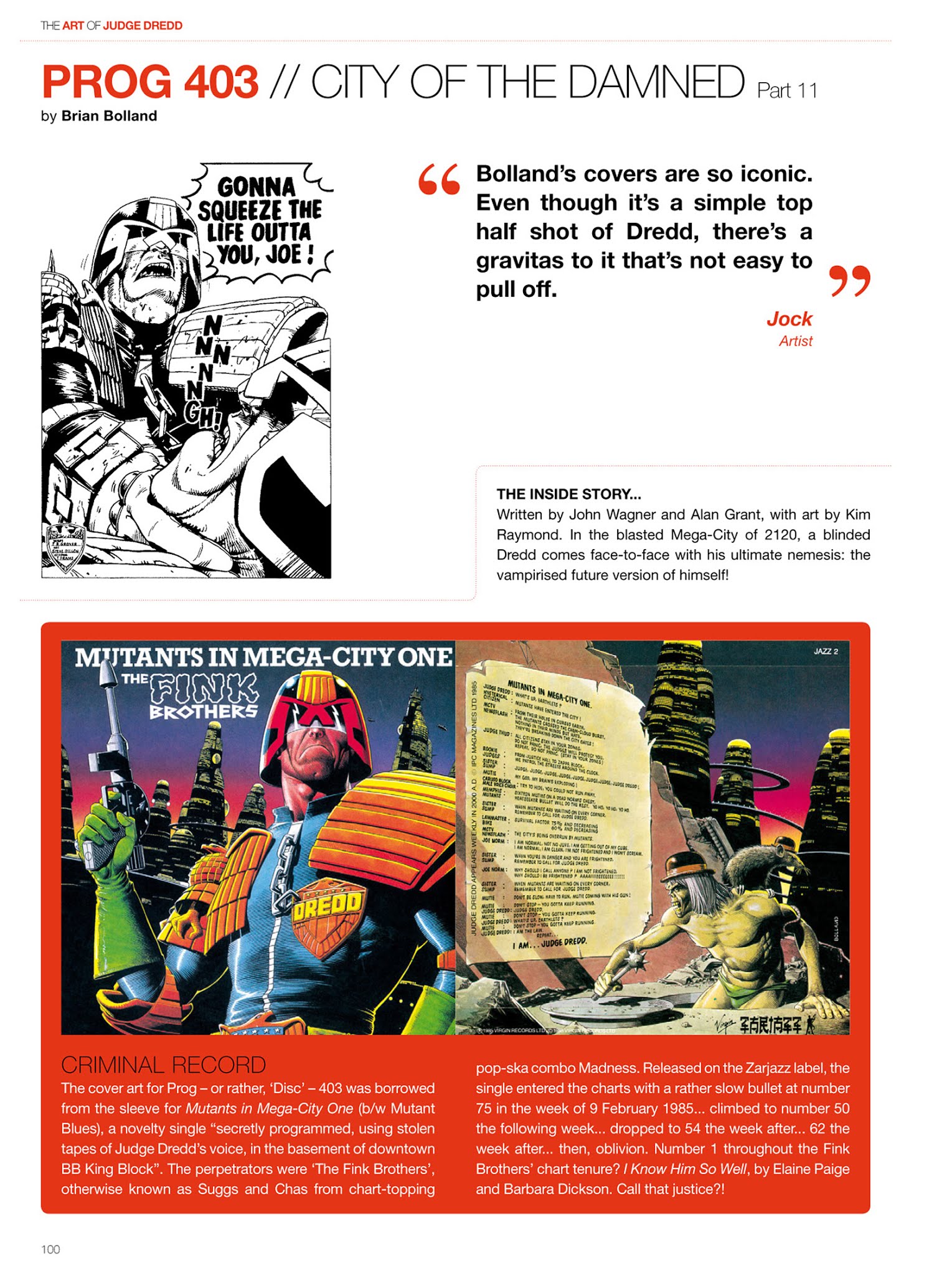 Read online The Art of Judge Dredd: Featuring 35 Years of Zarjaz Covers comic -  Issue # TPB (Part 2) - 11