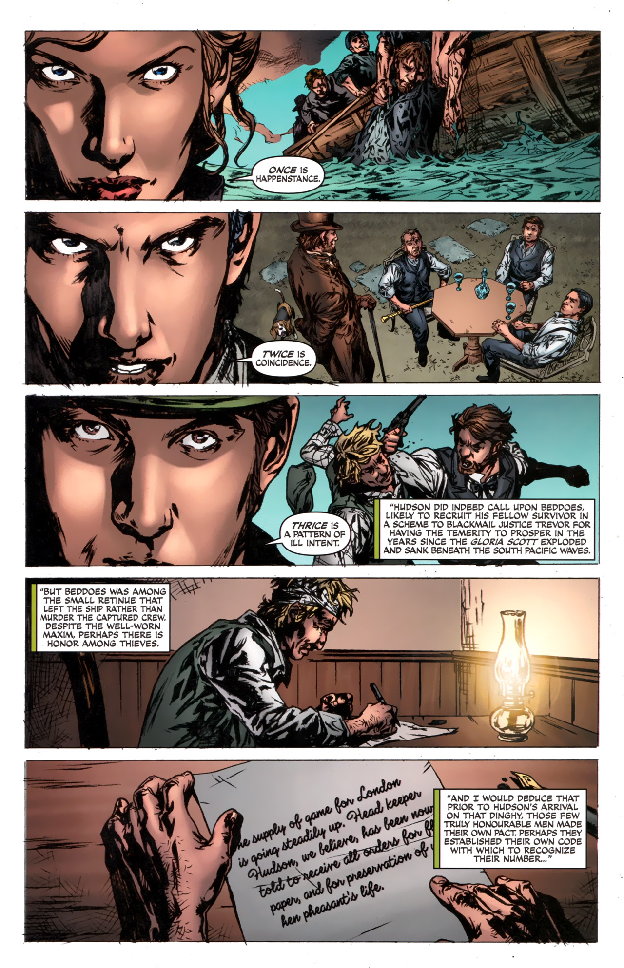 Read online Sherlock Holmes: Year One comic -  Issue #5 - 18