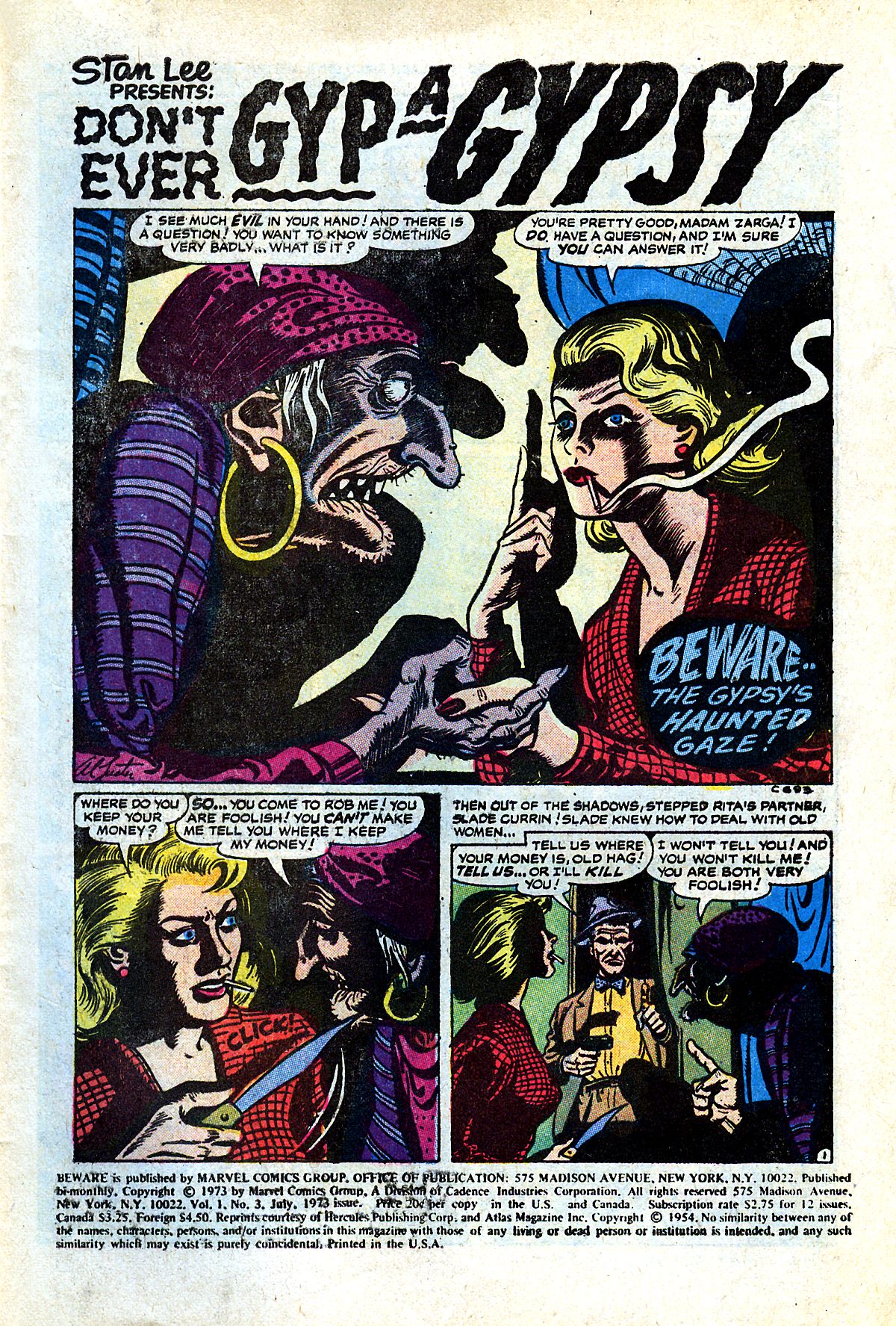 Read online Beware! (1973) comic -  Issue #3 - 3