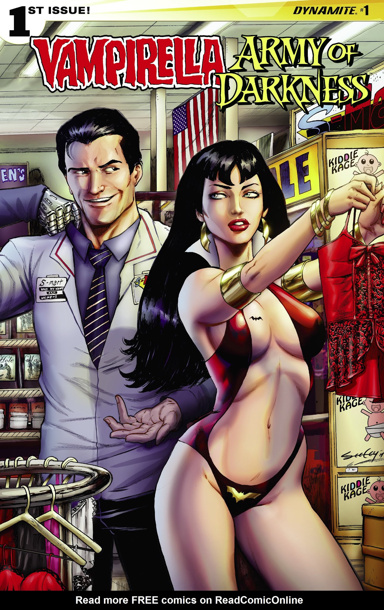 Read online Vampirella/Army of Darkness comic -  Issue #1 - 1