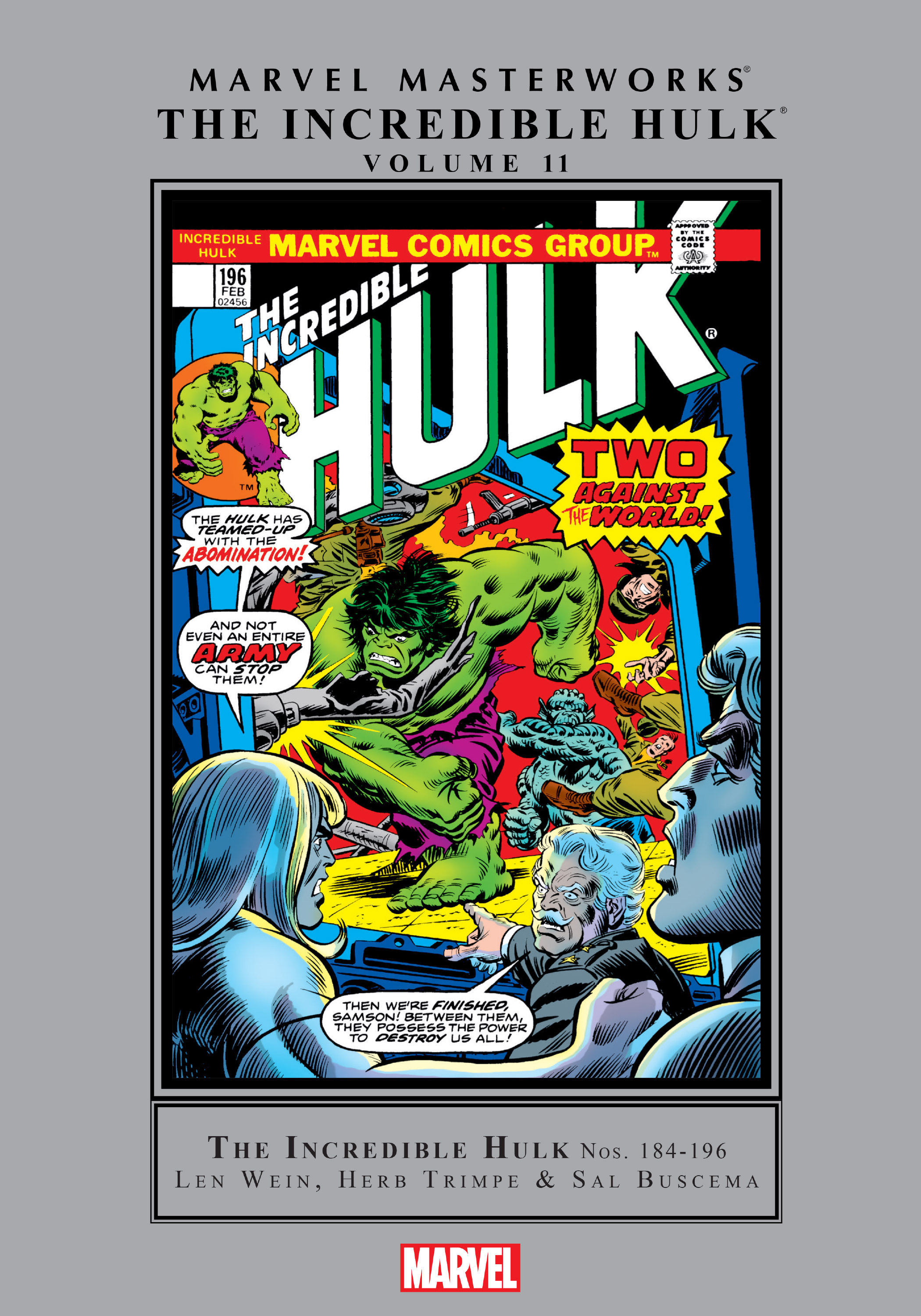 Read online Marvel Masterworks: The Incredible Hulk comic -  Issue # TPB 11 (Part 1) - 1