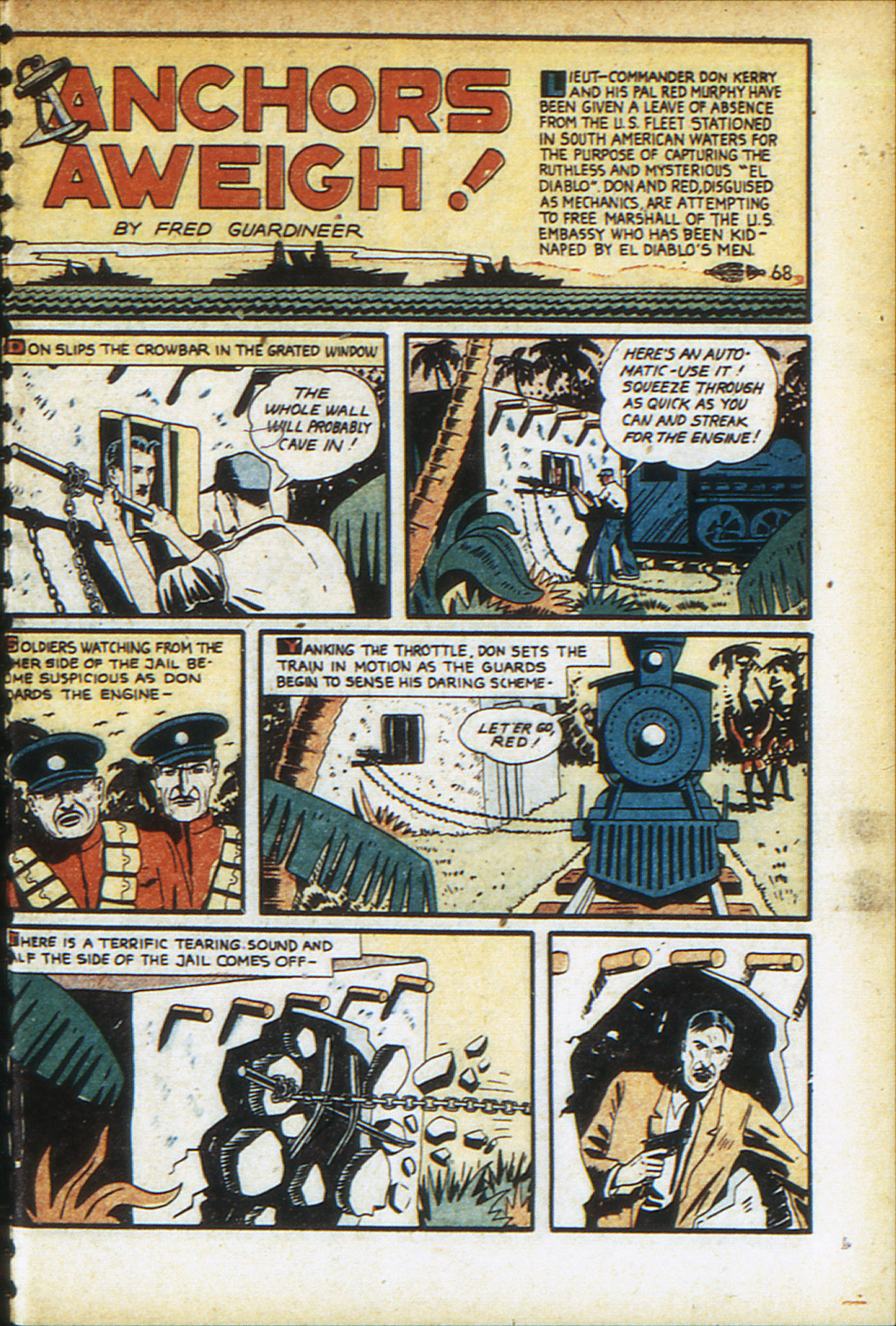 Read online Adventure Comics (1938) comic -  Issue #33 - 4