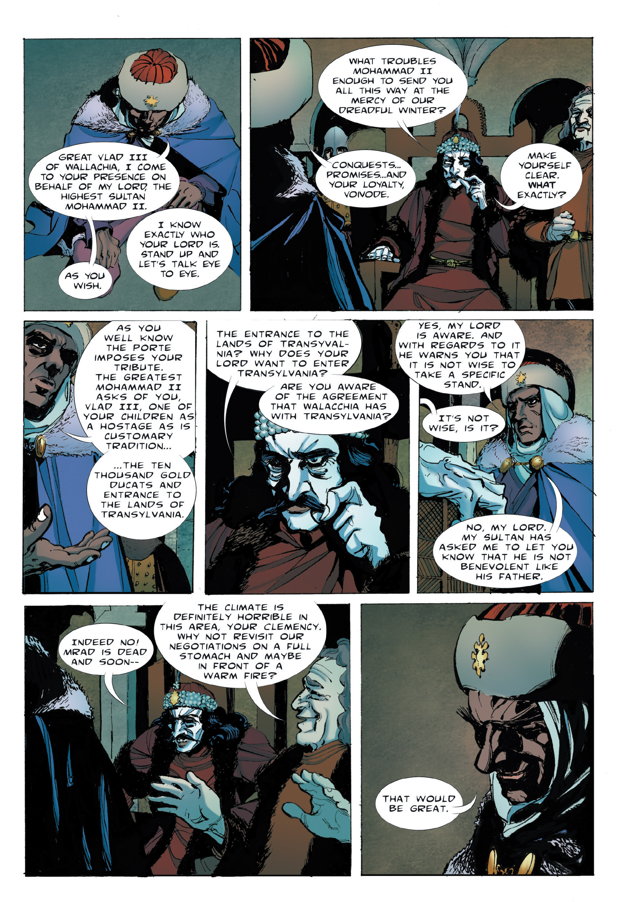 Read online Voivod: The True Story of Vlad the Impaler comic -  Issue # TPB - 17