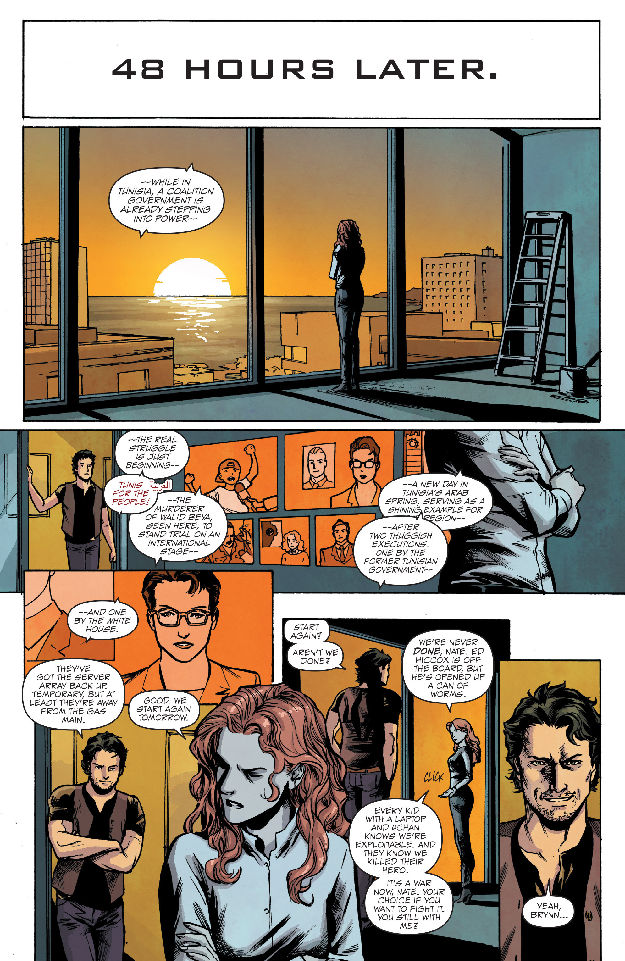 Read online Hacktivist comic -  Issue #4 - 27