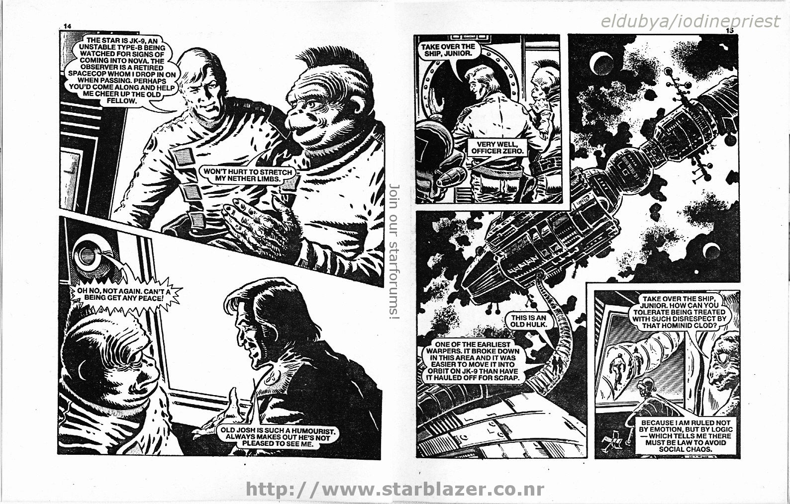 Read online Starblazer comic -  Issue #278 - 9