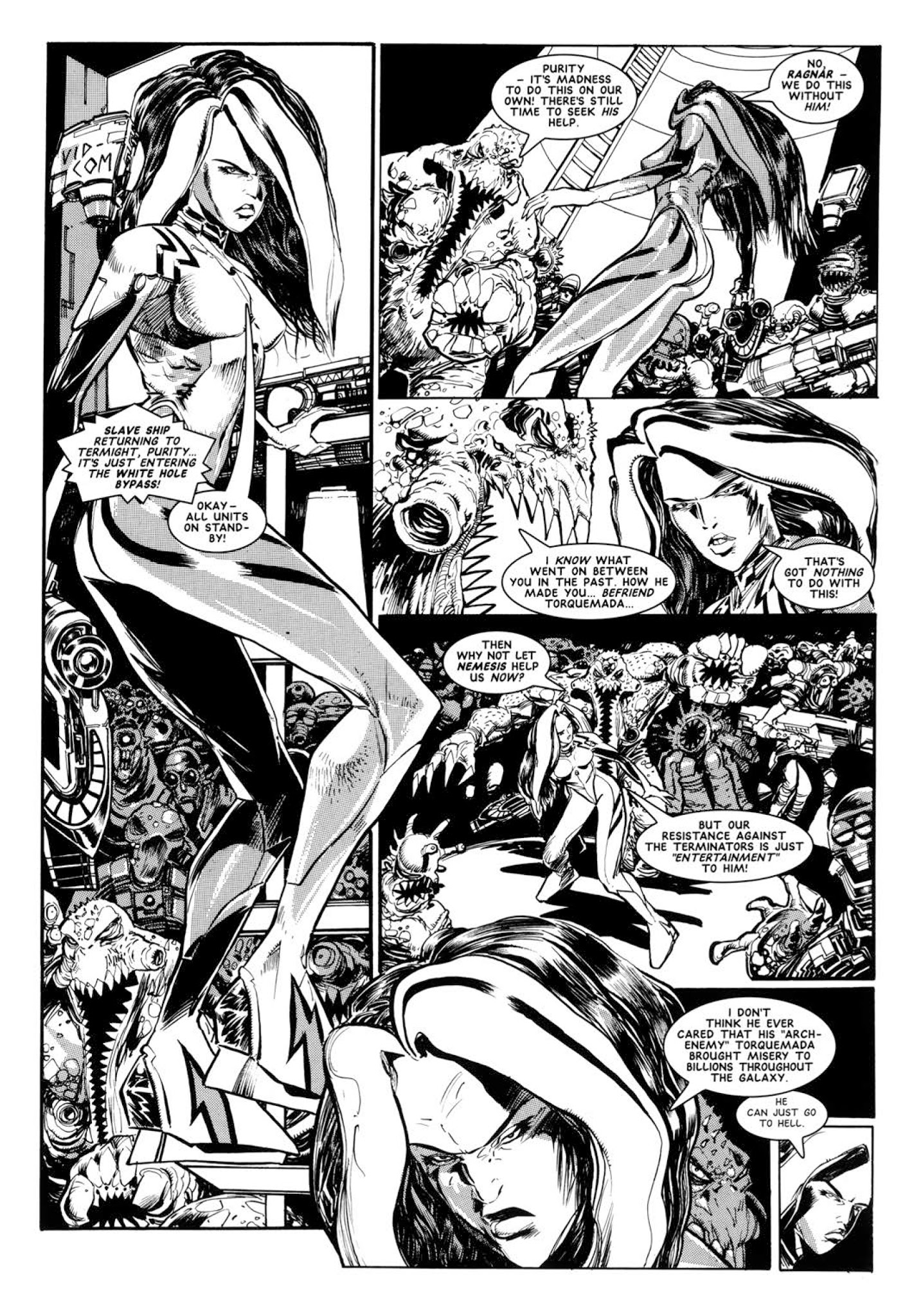 Read online The Complete Nemesis The Warlock comic -  Issue # TPB 3 - 147