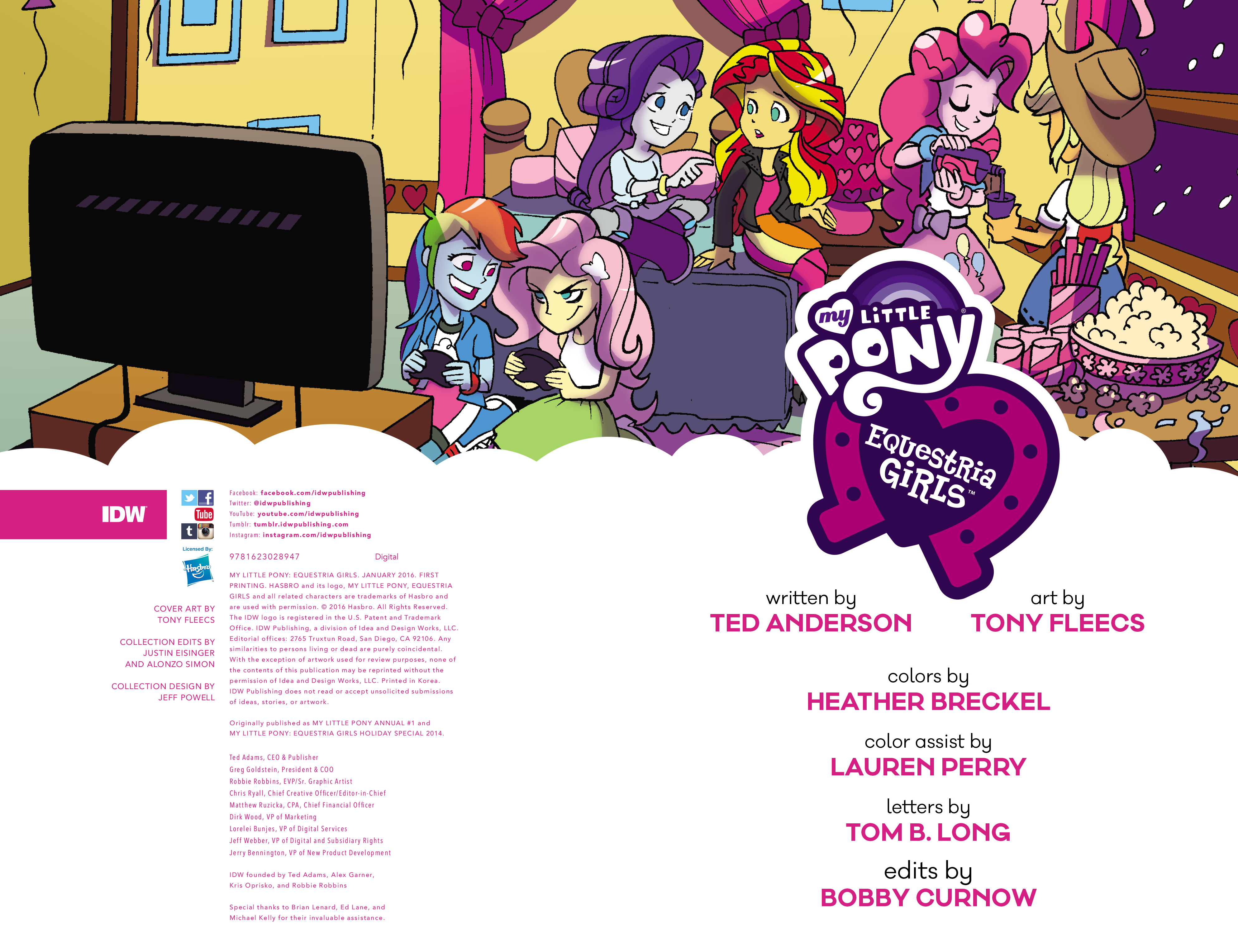 Read online My Little Pony: Equestria Girls comic -  Issue # TPB - 3