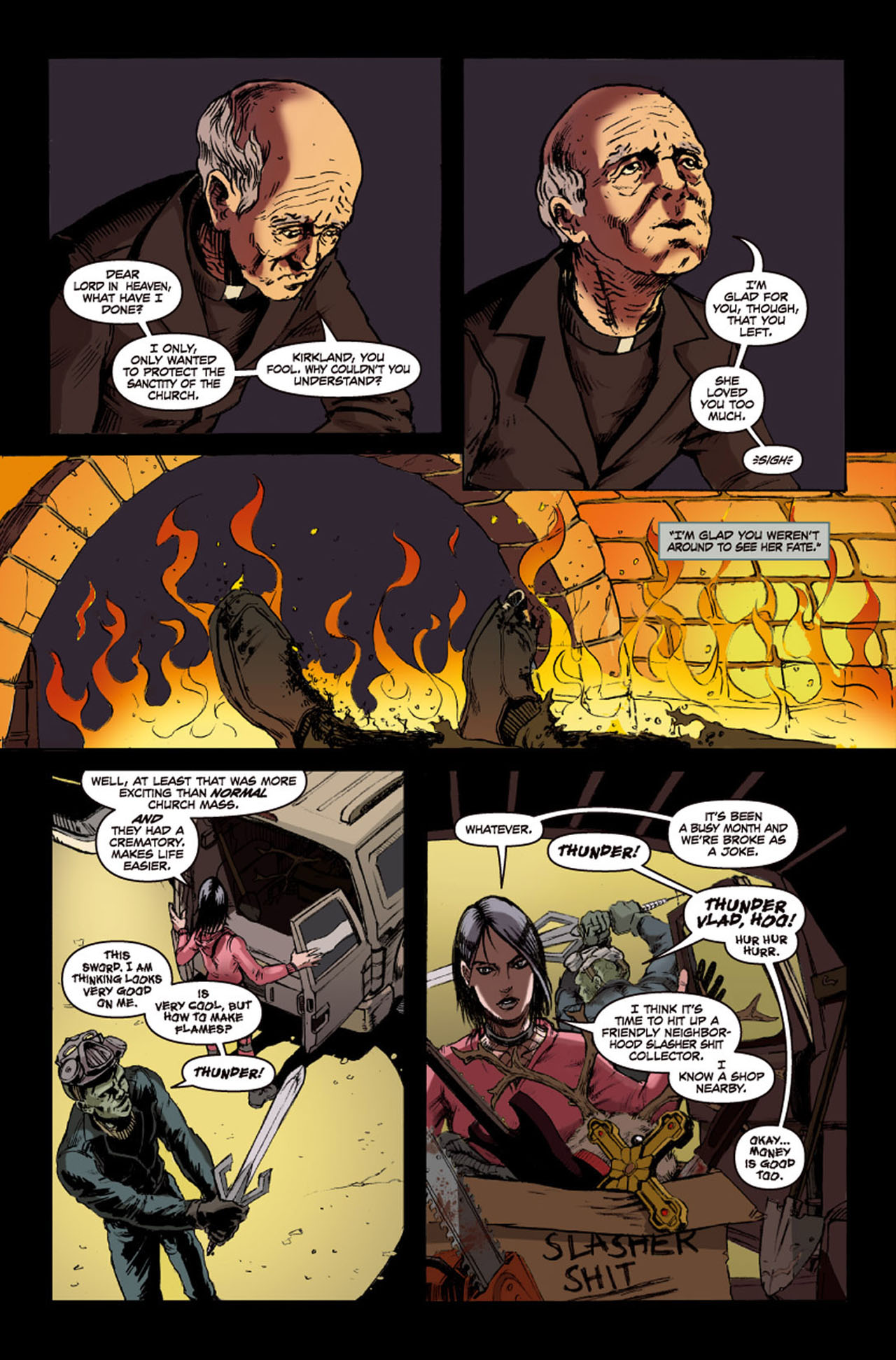 Read online Hack/Slash & Mercy Sparx: A Slice of Hell comic -  Issue #1 - 10