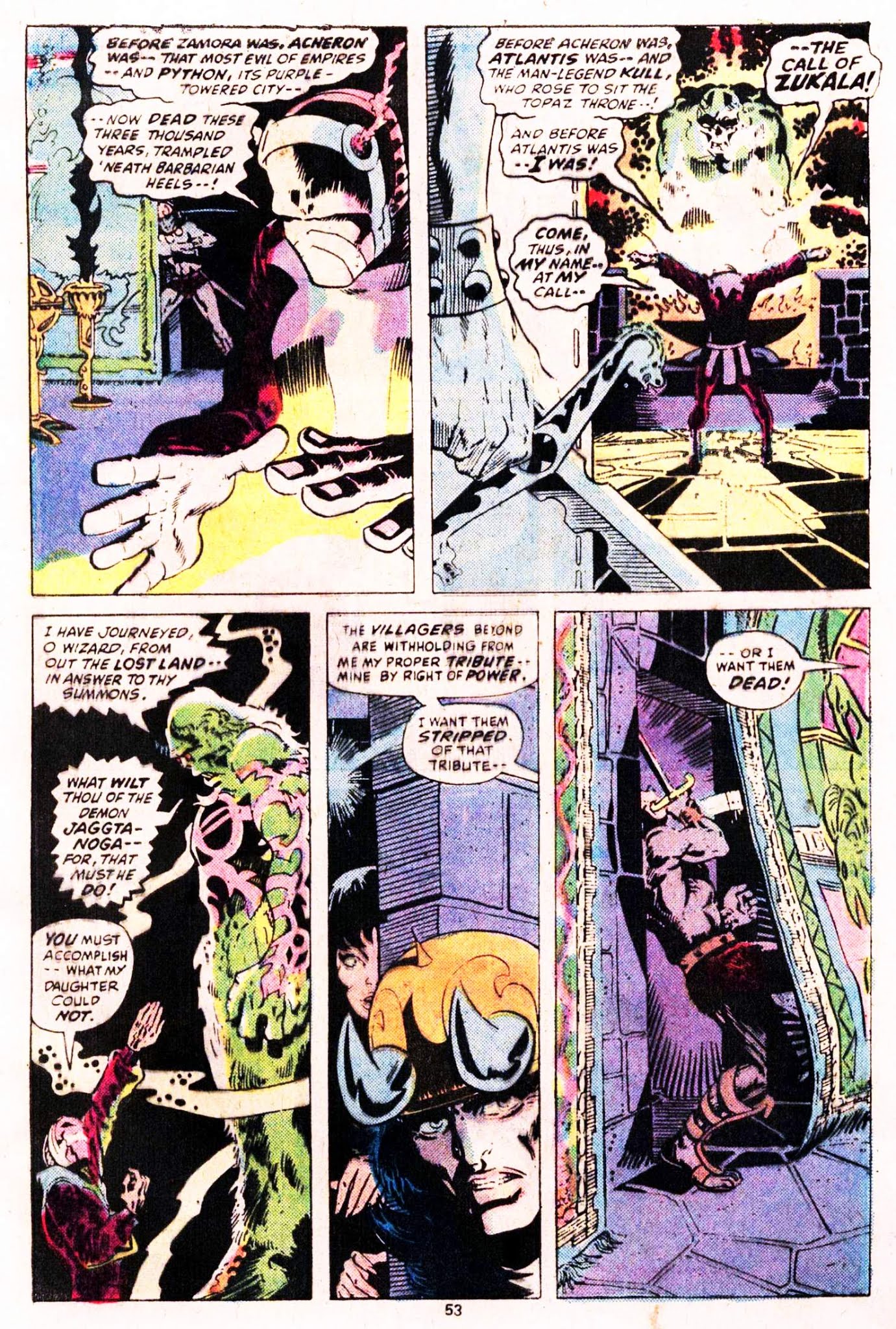 Read online Giant-Size Conan comic -  Issue #2 - 54