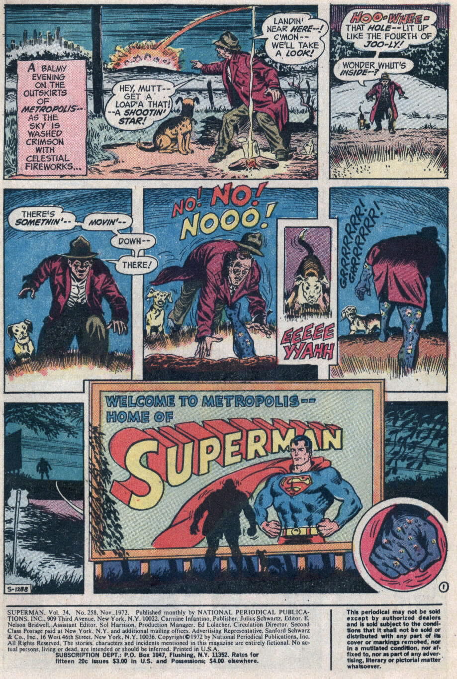 Read online Superman (1939) comic -  Issue #258 - 2