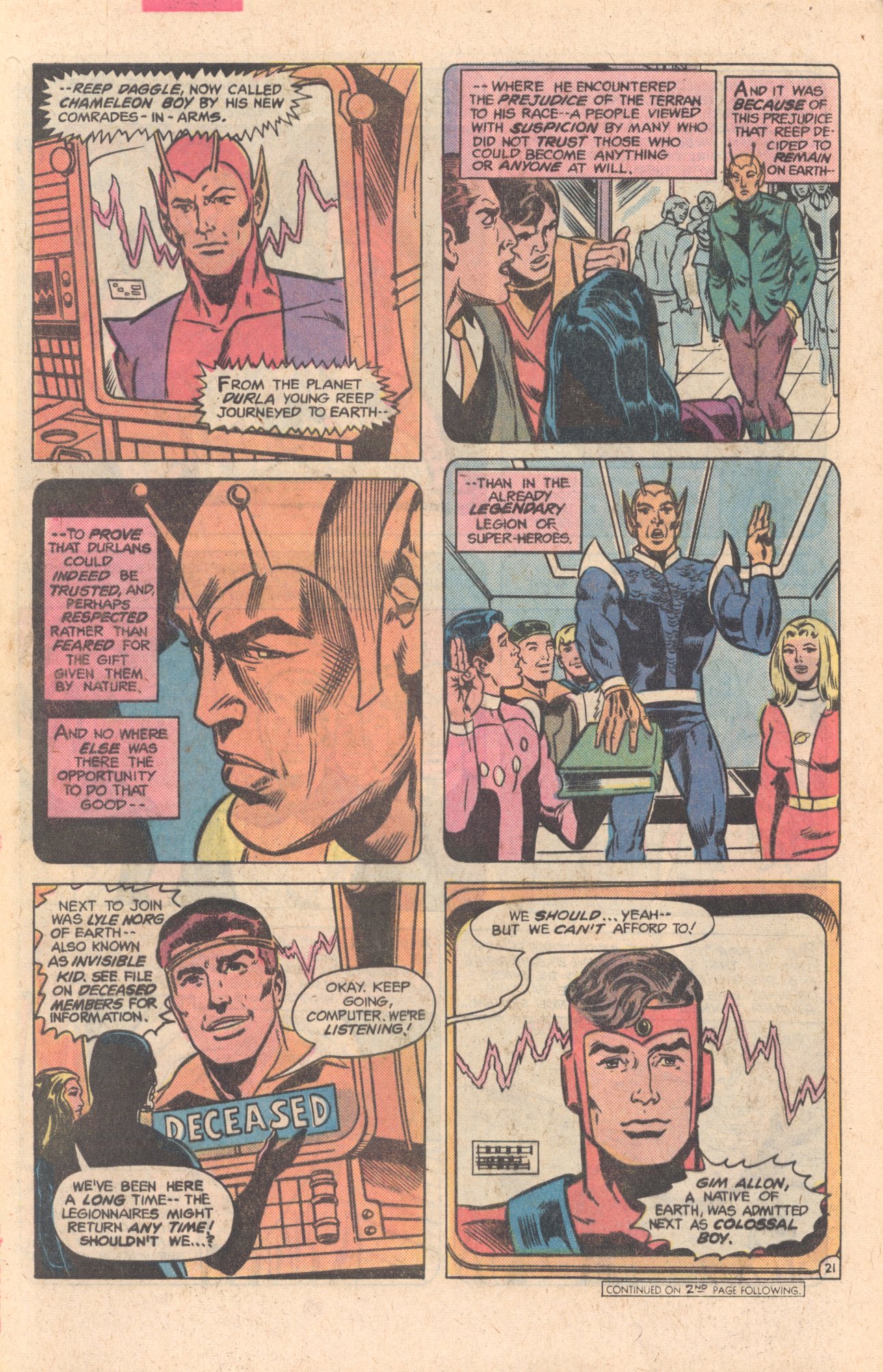Read online Secrets of the Legion of Super-Heroes comic -  Issue #1 - 22