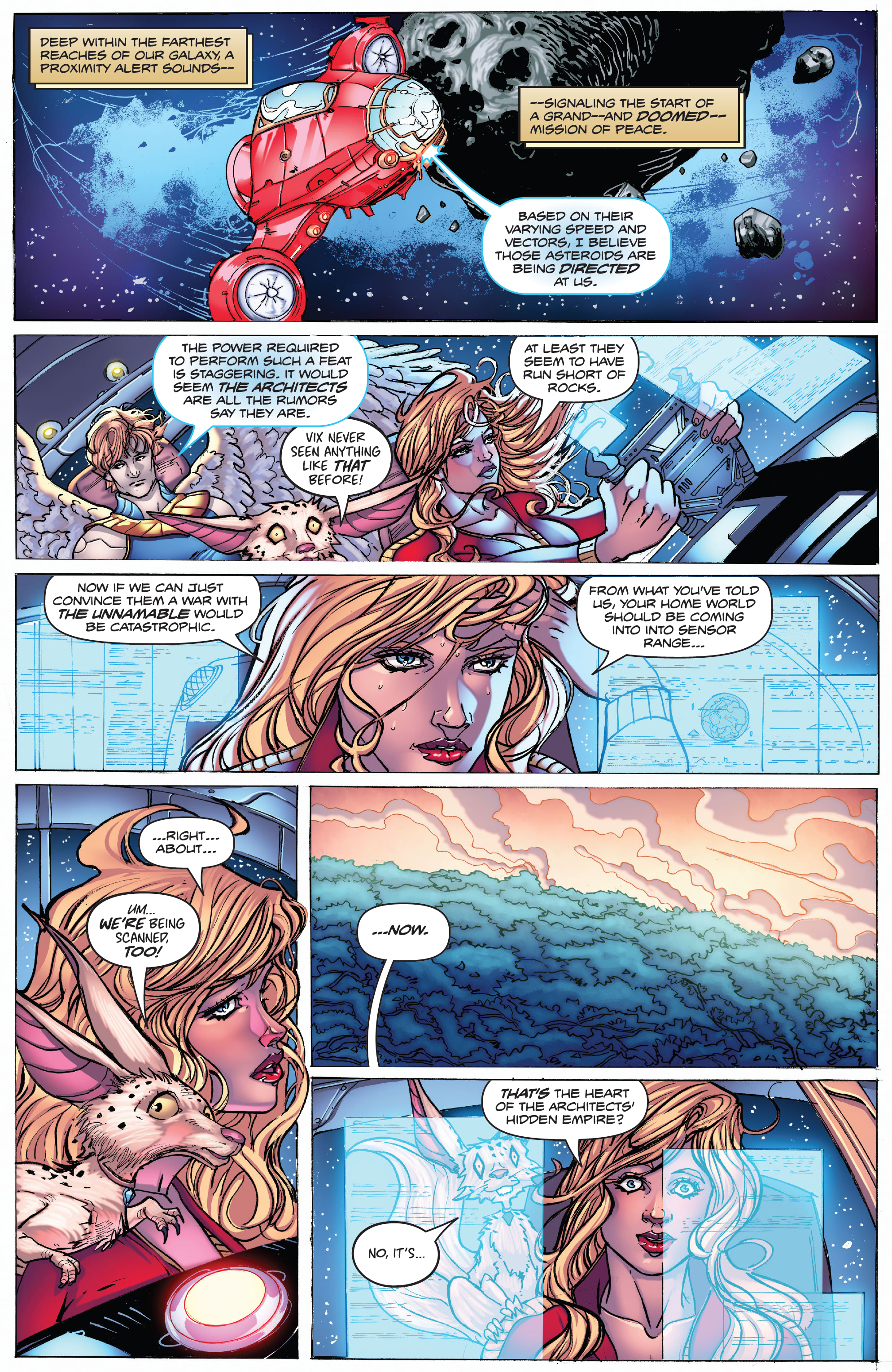 Read online Barbarella: The Center Cannot Hold comic -  Issue #1 - 8