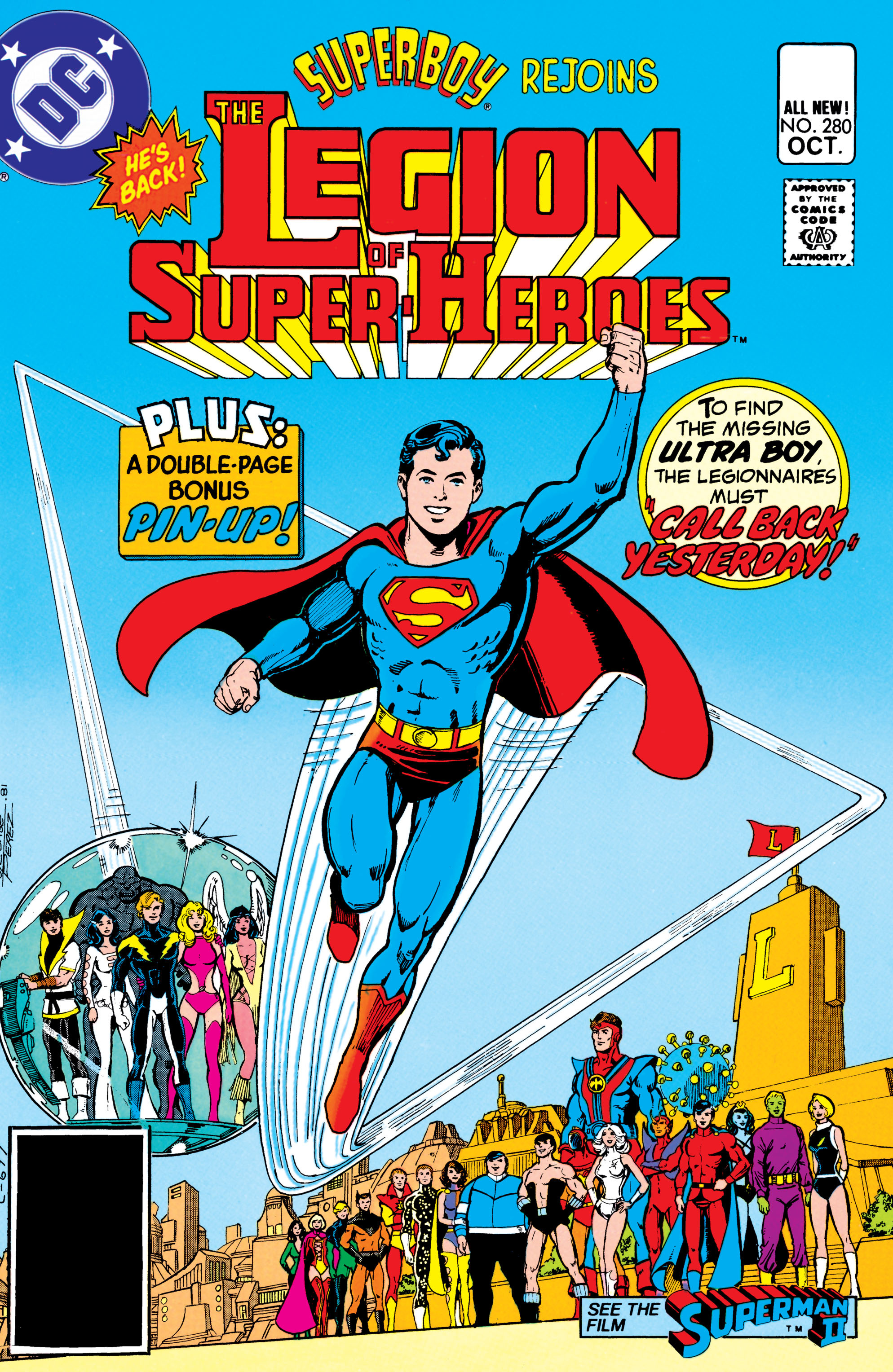 Read online Legion of Super-Heroes (1980) comic -  Issue #280 - 1