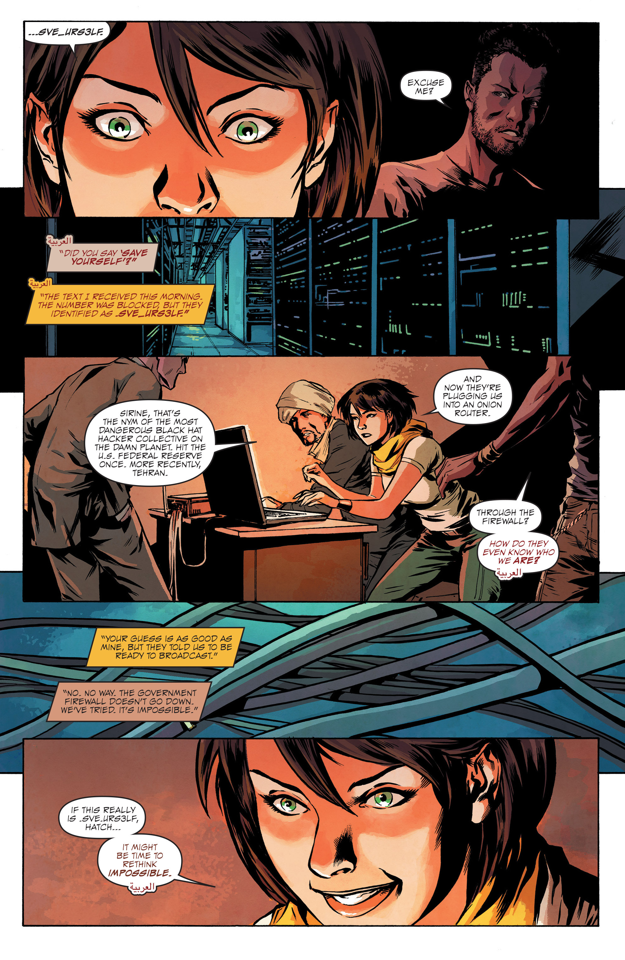 Read online Hacktivist comic -  Issue #1 - 6