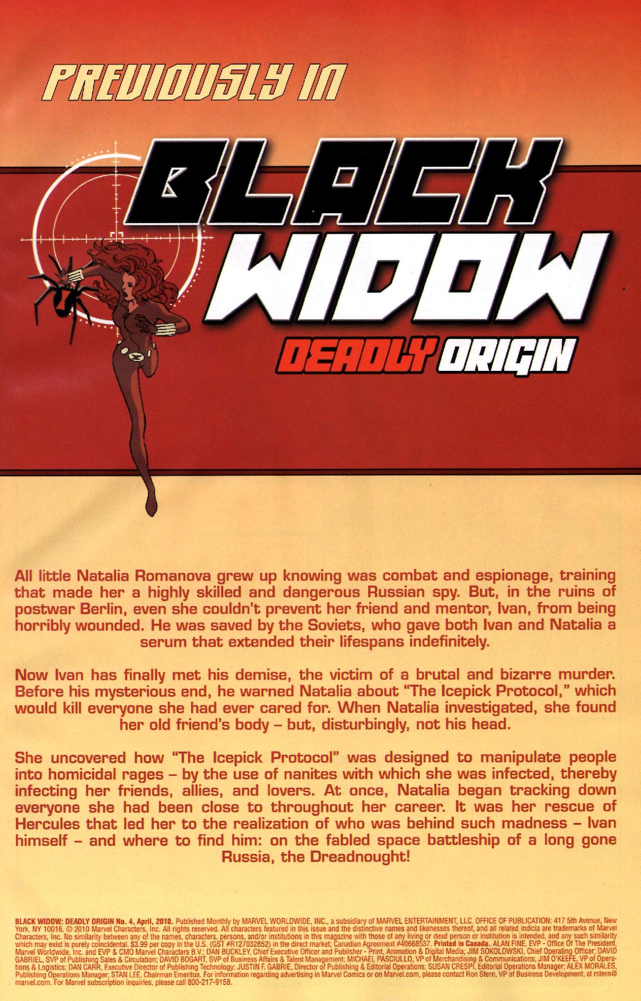 Read online Black Widow: Deadly Origin comic -  Issue #4 - 2