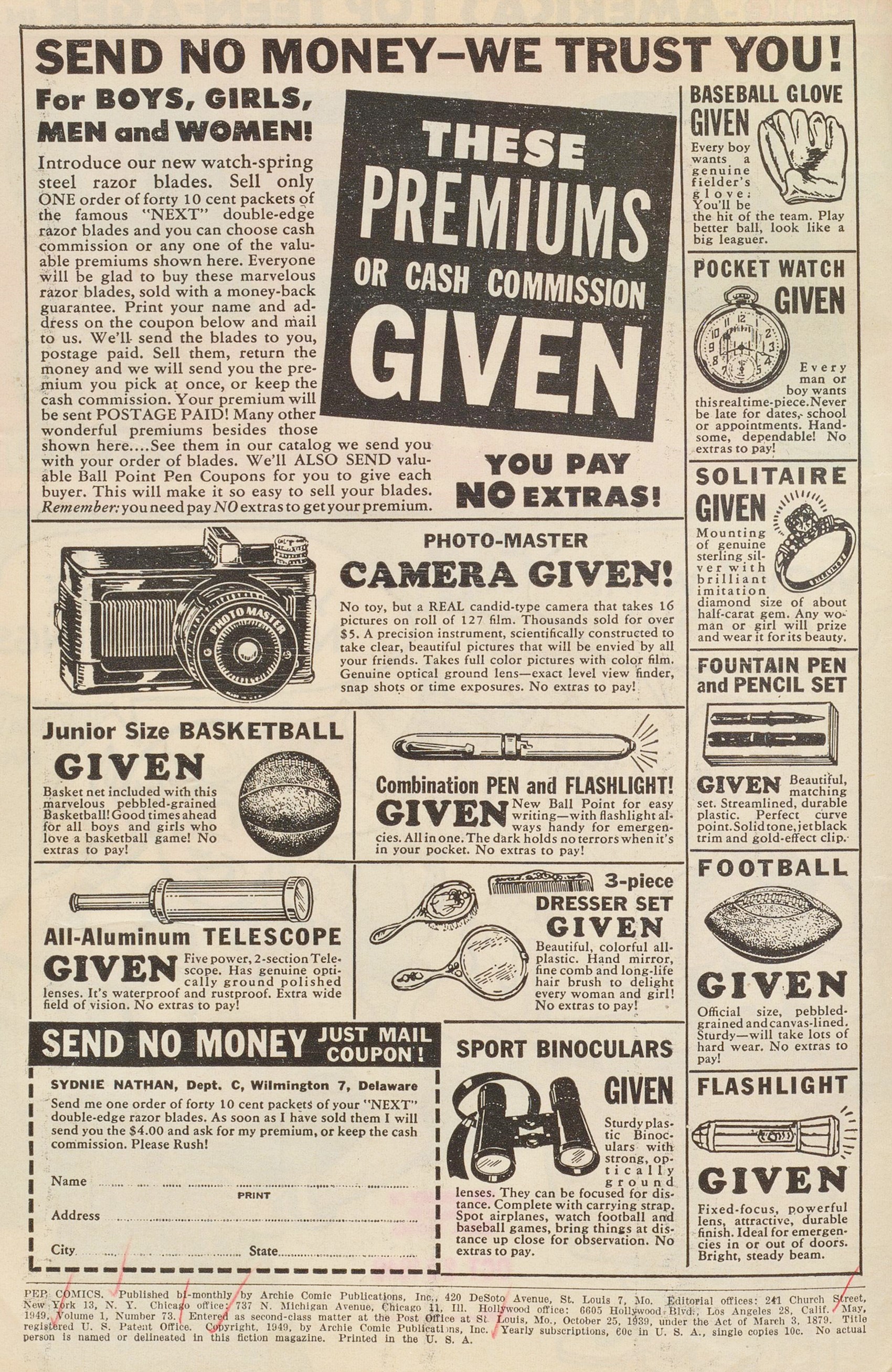 Read online Pep Comics comic -  Issue #73 - 2