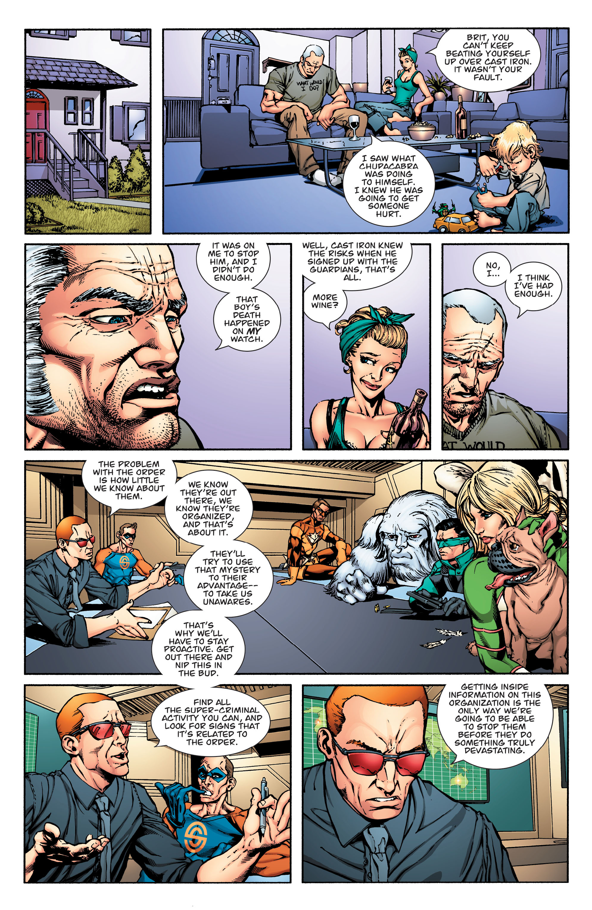 Read online Guarding the Globe (2010) comic -  Issue #5 - 8