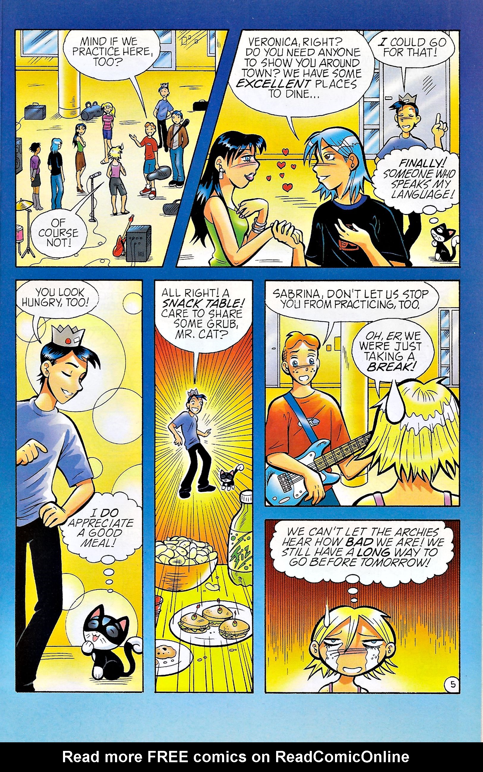 Read online Sabrina the Teenage Witch and the Archies comic -  Issue # Full - 7