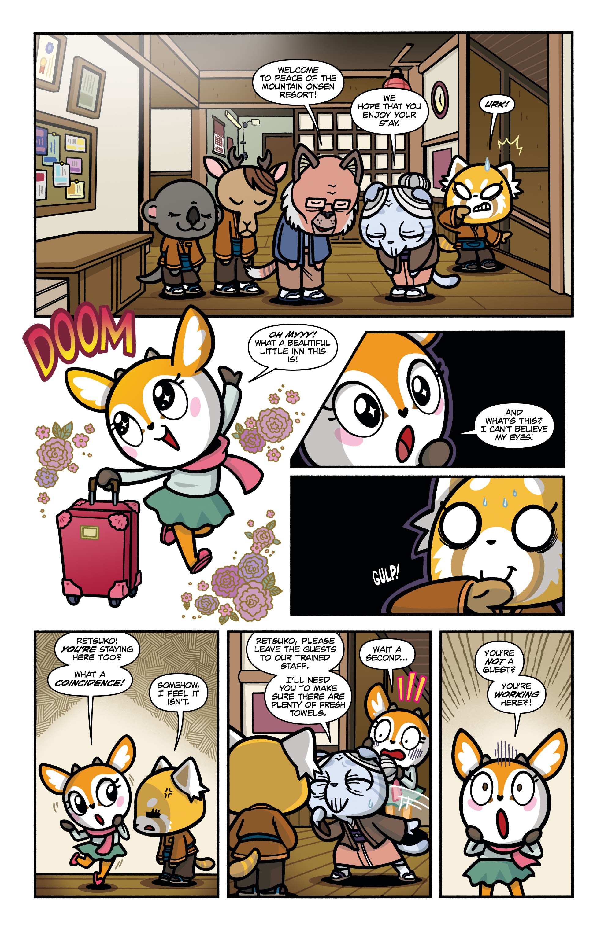 Read online Aggretsuko: Out of Office comic -  Issue #2 - 13