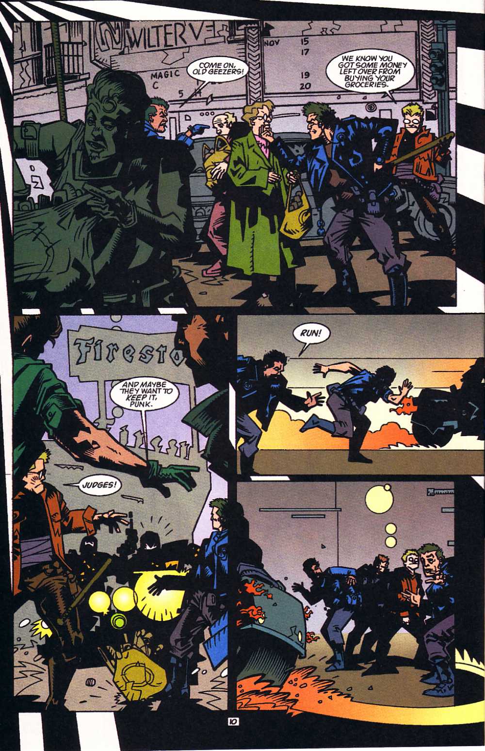 Read online Judge Dredd: Legends of the Law comic -  Issue #8 - 11