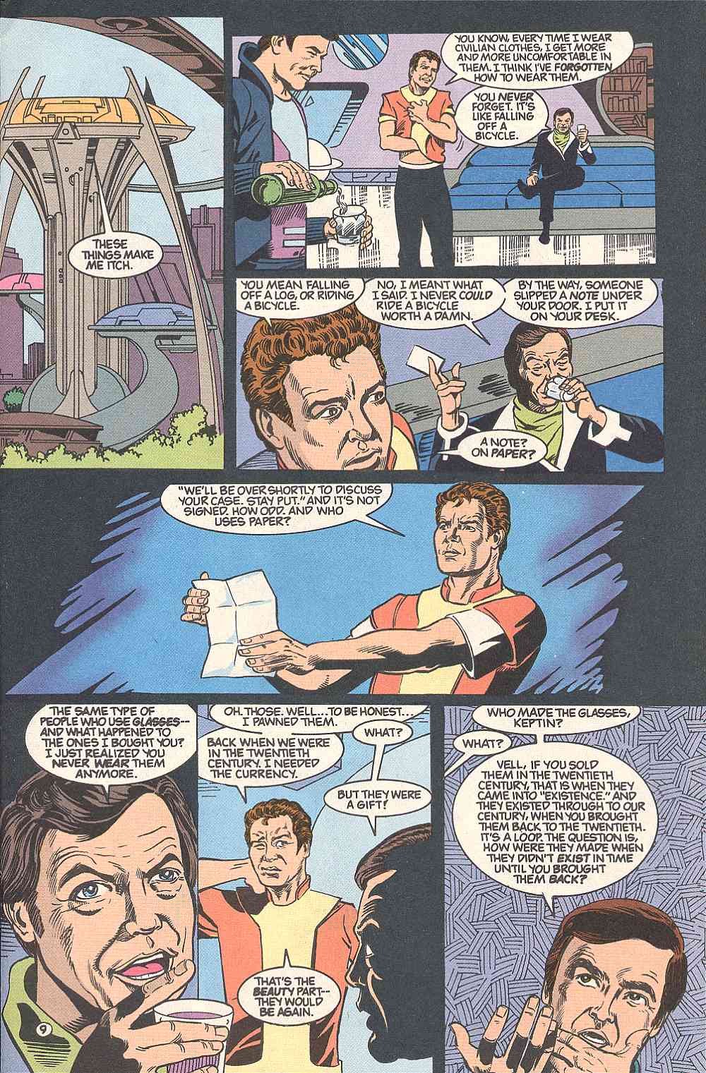 Read online Star Trek (1989) comic -  Issue #10 - 10